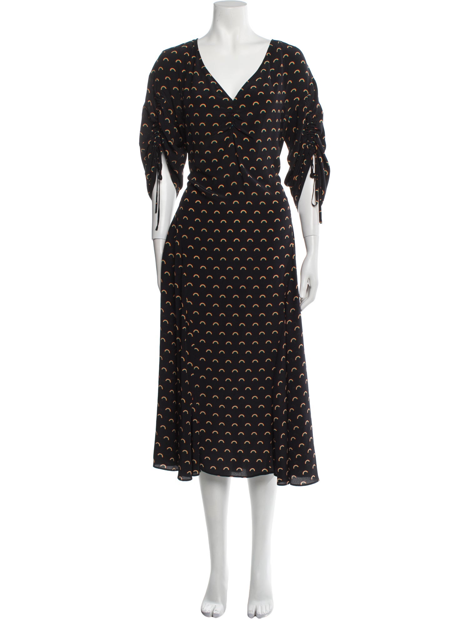 Opening Ceremony Silk Midi Length Dress