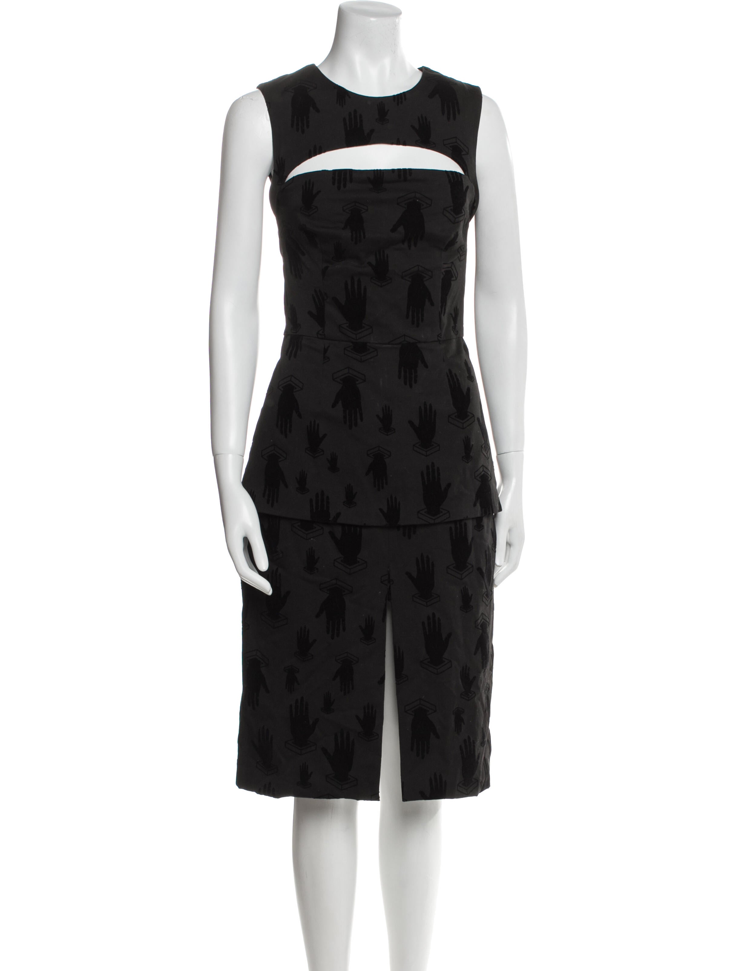 Opening Ceremony Printed Midi Length Dress