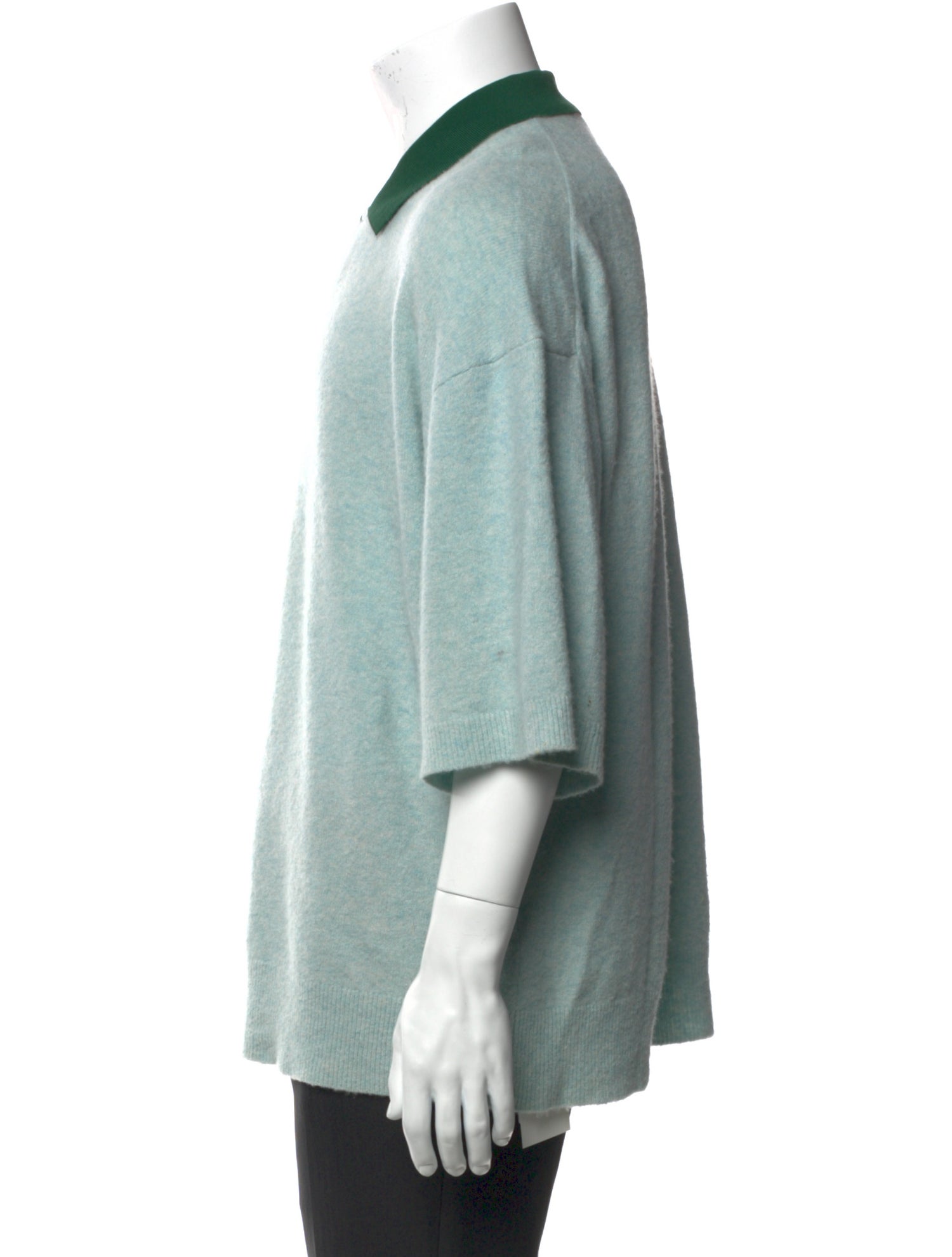 Opening Ceremony Cashmere Crew Neck Polo Shirt