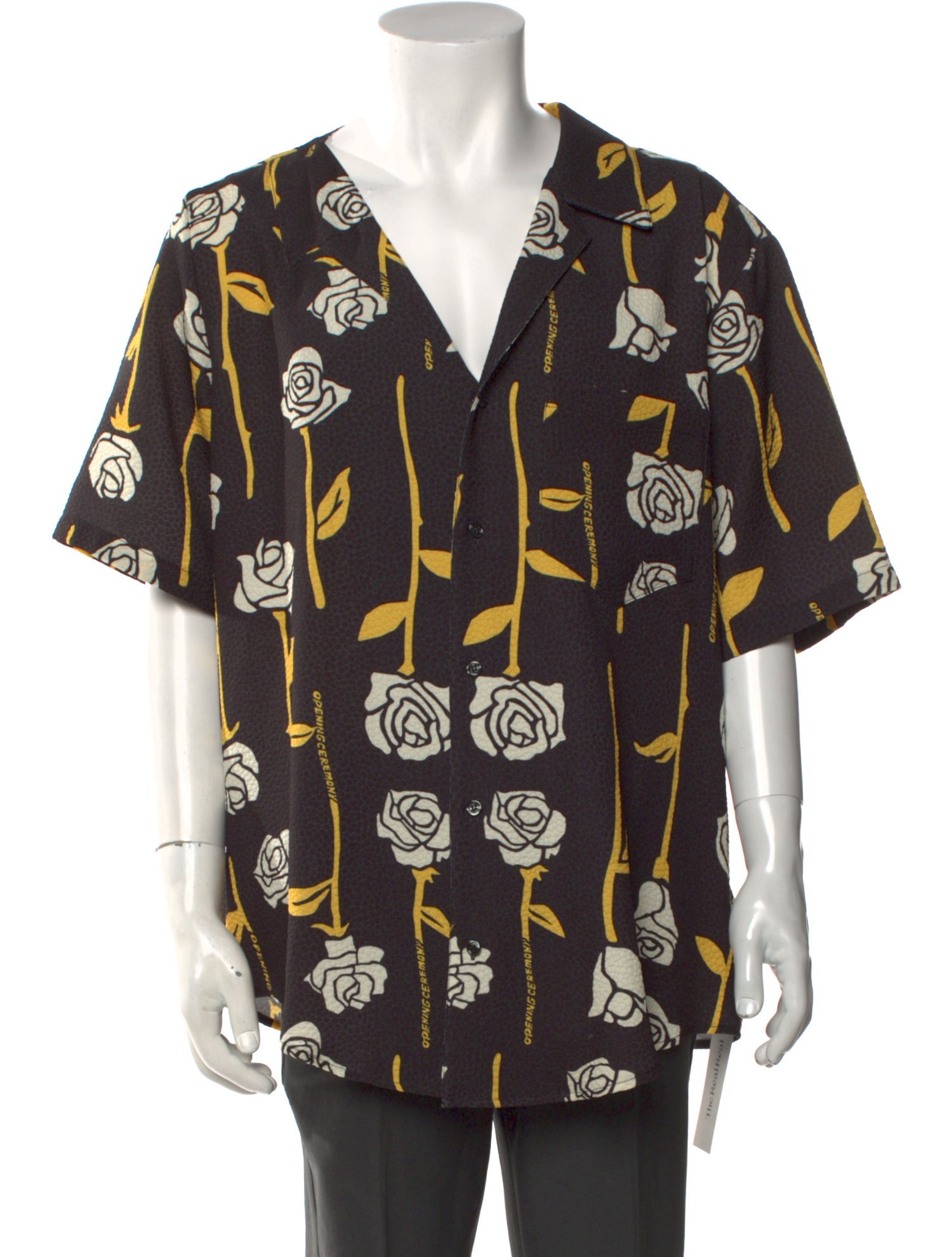 Opening Ceremony Floral Print Short Sleeve Shirt