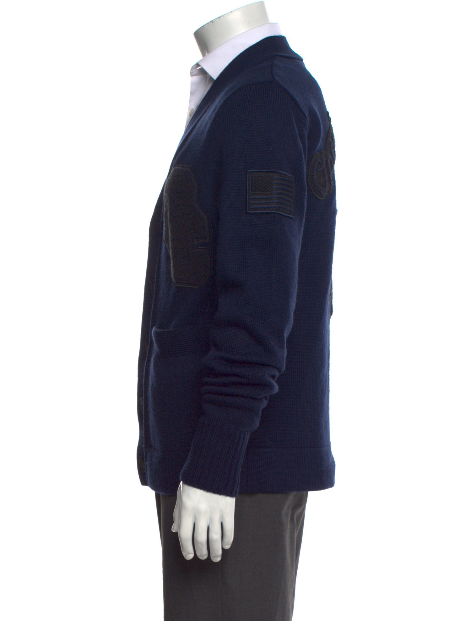 Opening Ceremony V-Neck Long Sleeve Cardigan