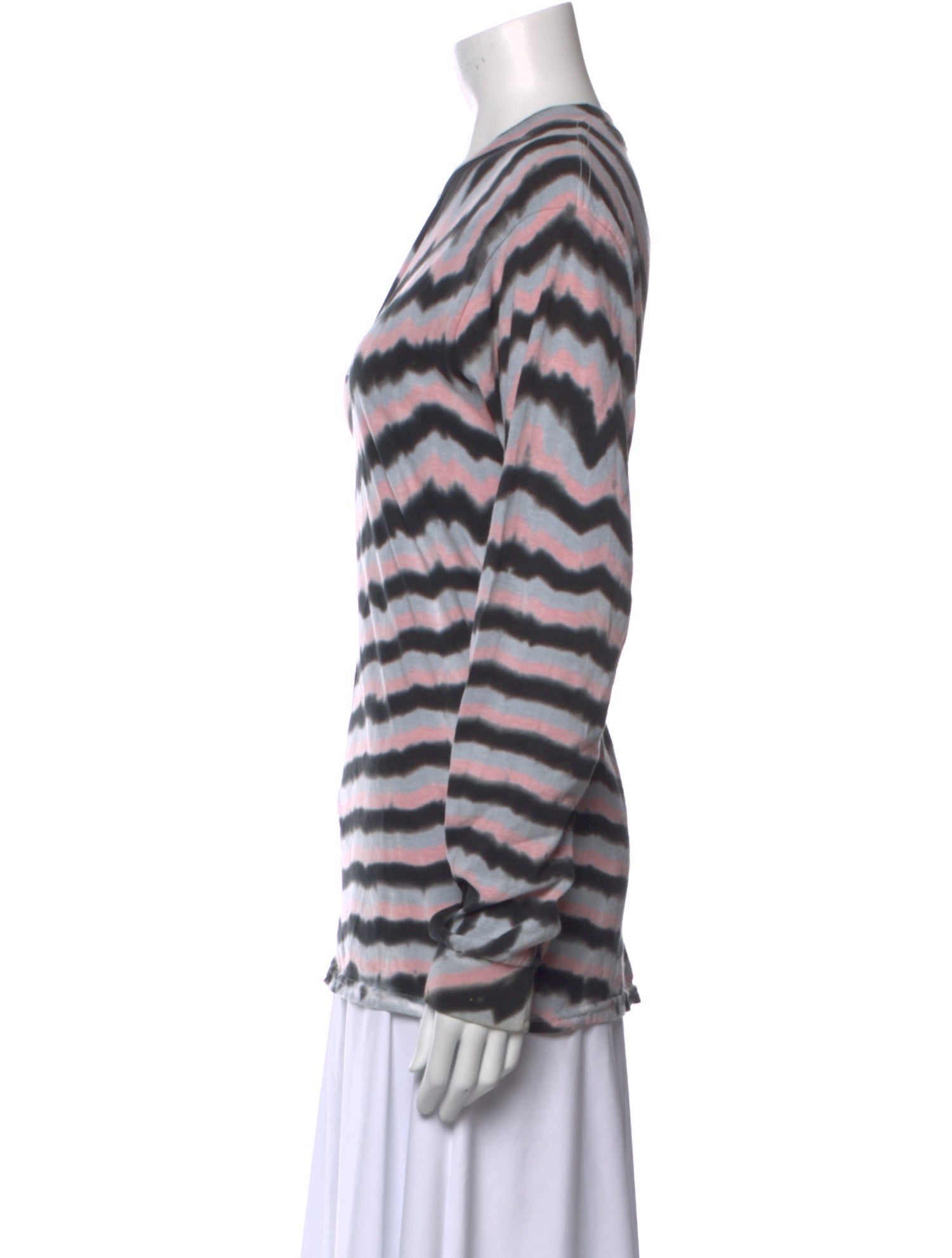 Opening Ceremony Striped Crew Neck Sweatshirt