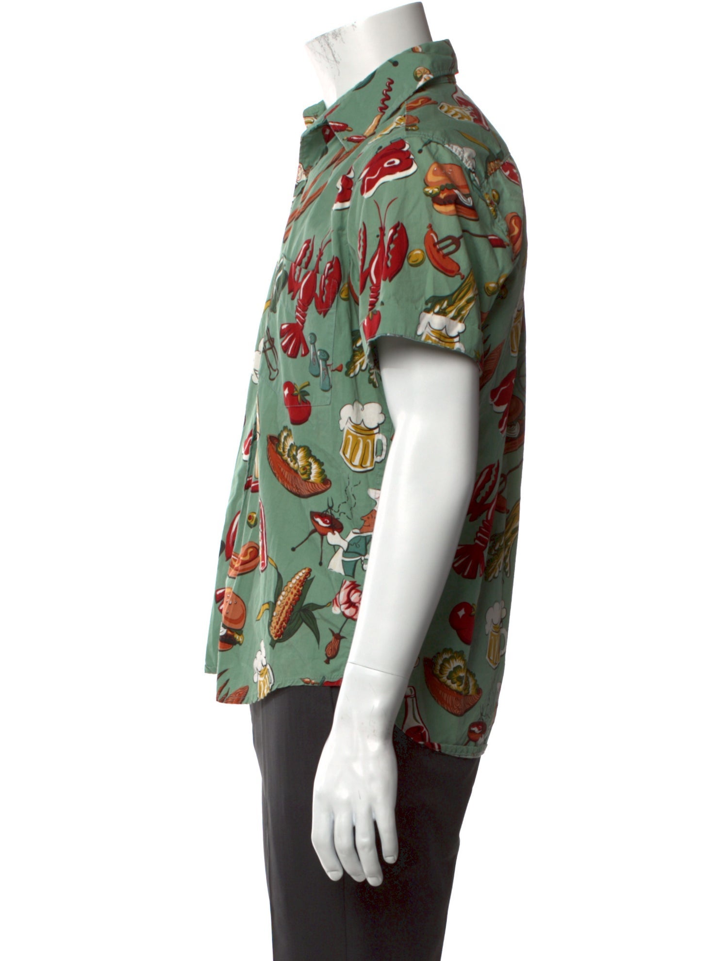 Opening Ceremony Floral Print Short Sleeve Shirt