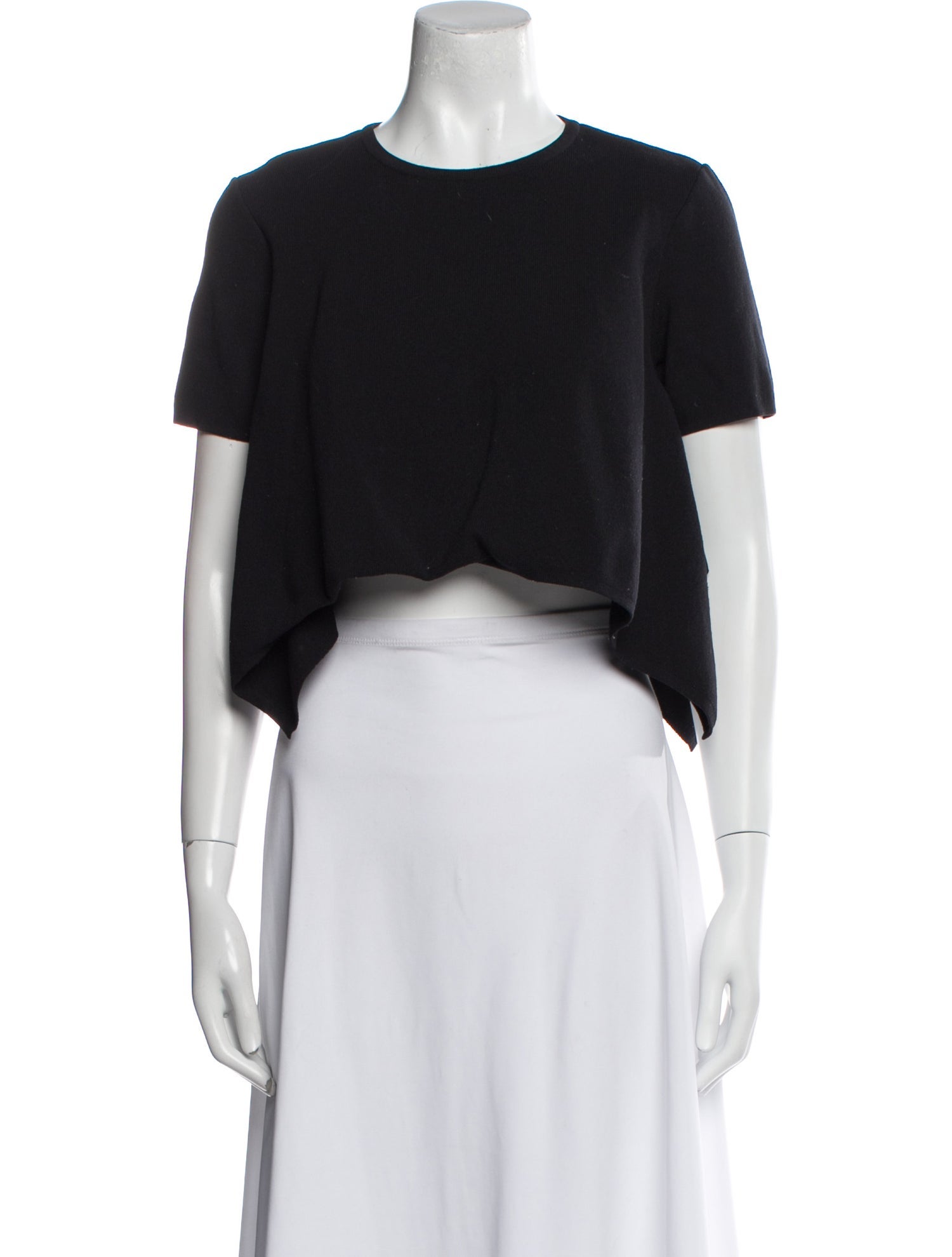 Opening Ceremony Crew Neck Short Sleeve Crop Top