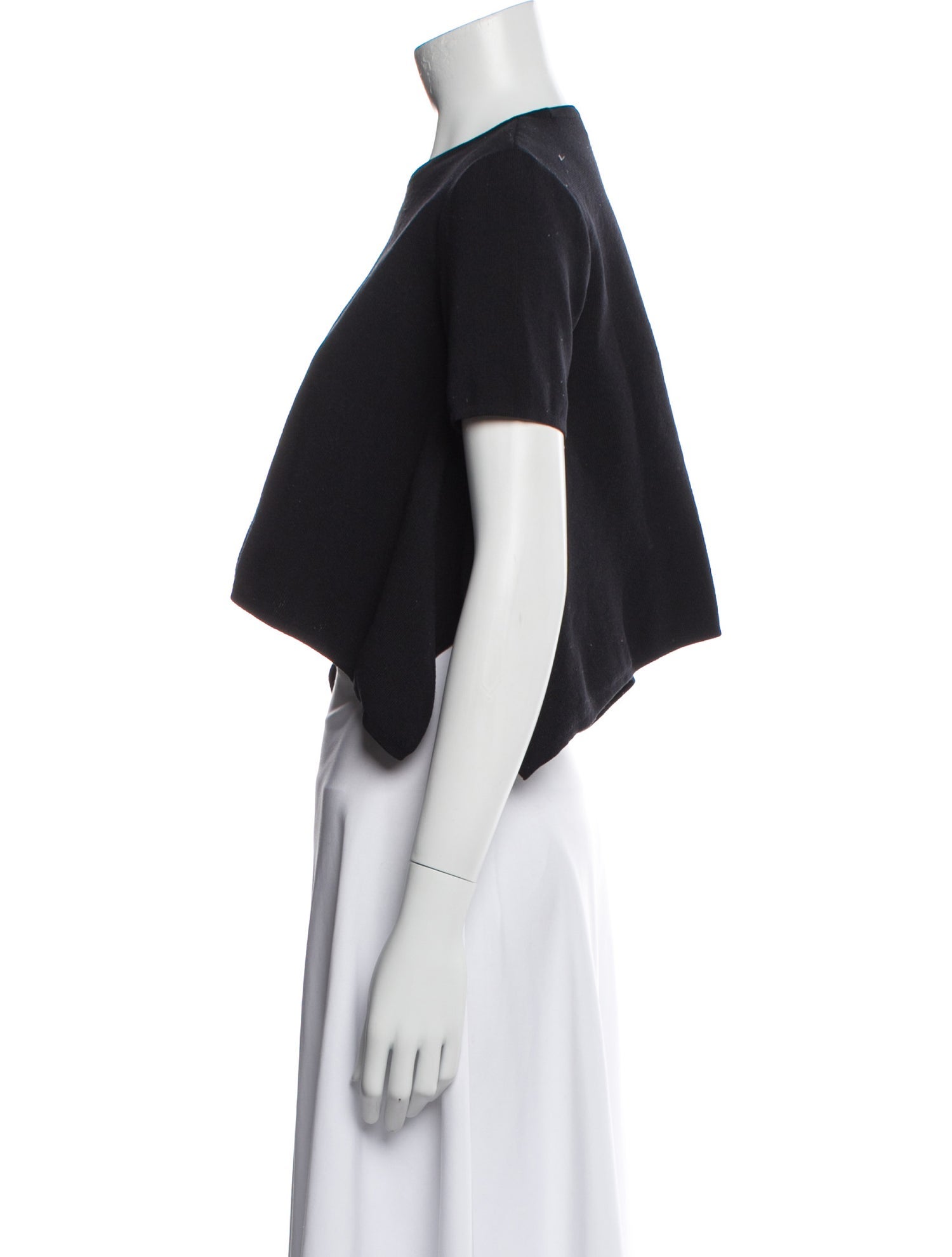 Opening Ceremony Crew Neck Short Sleeve Crop Top