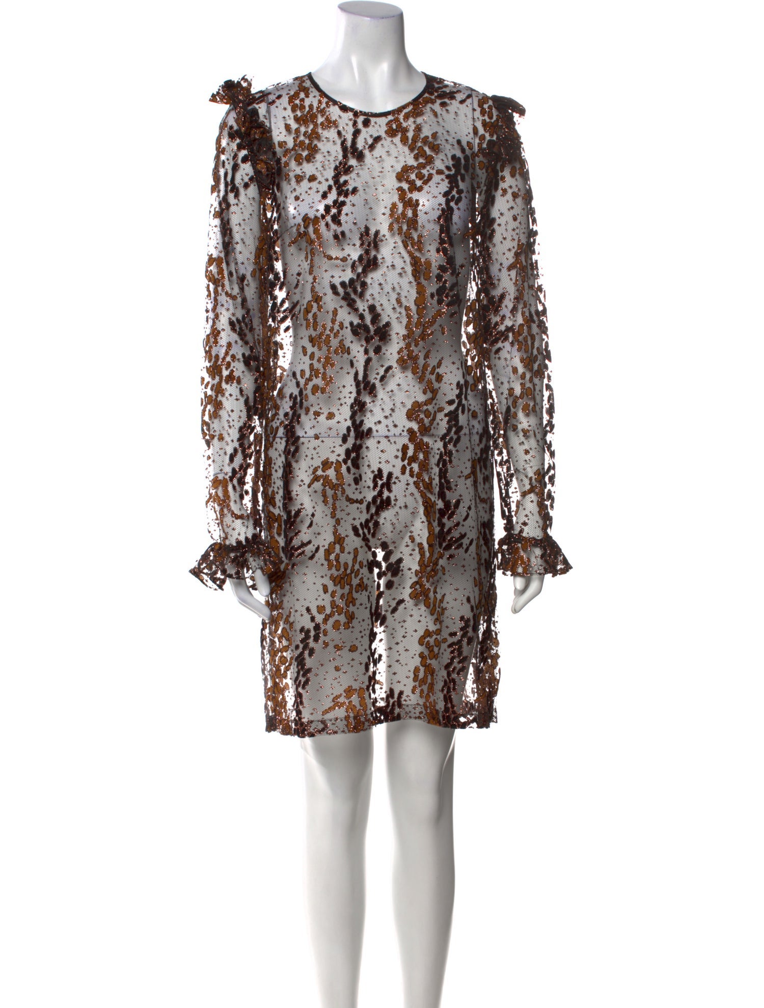 Opening Ceremony Animal Print Mini Dress