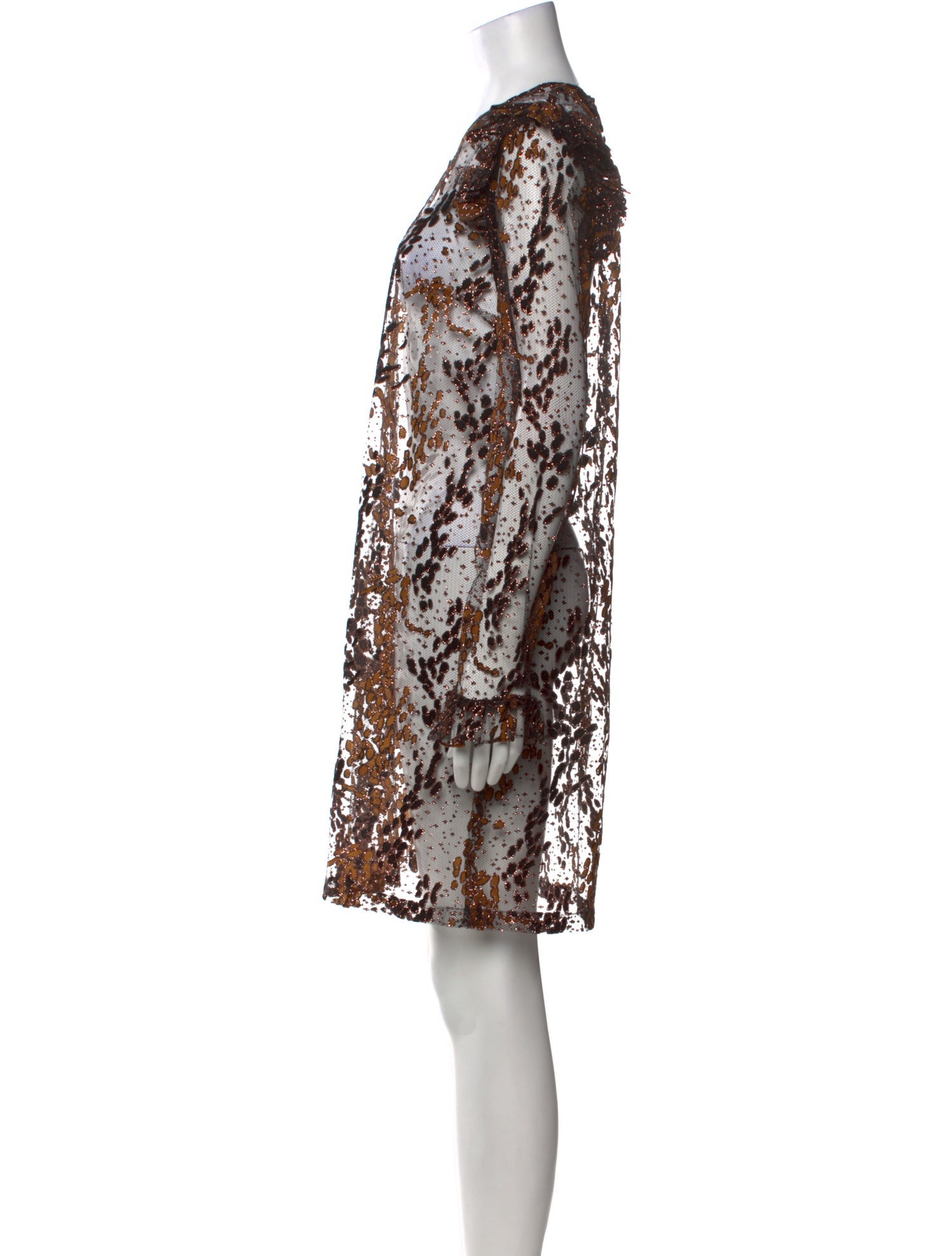 Opening Ceremony Animal Print Mini Dress