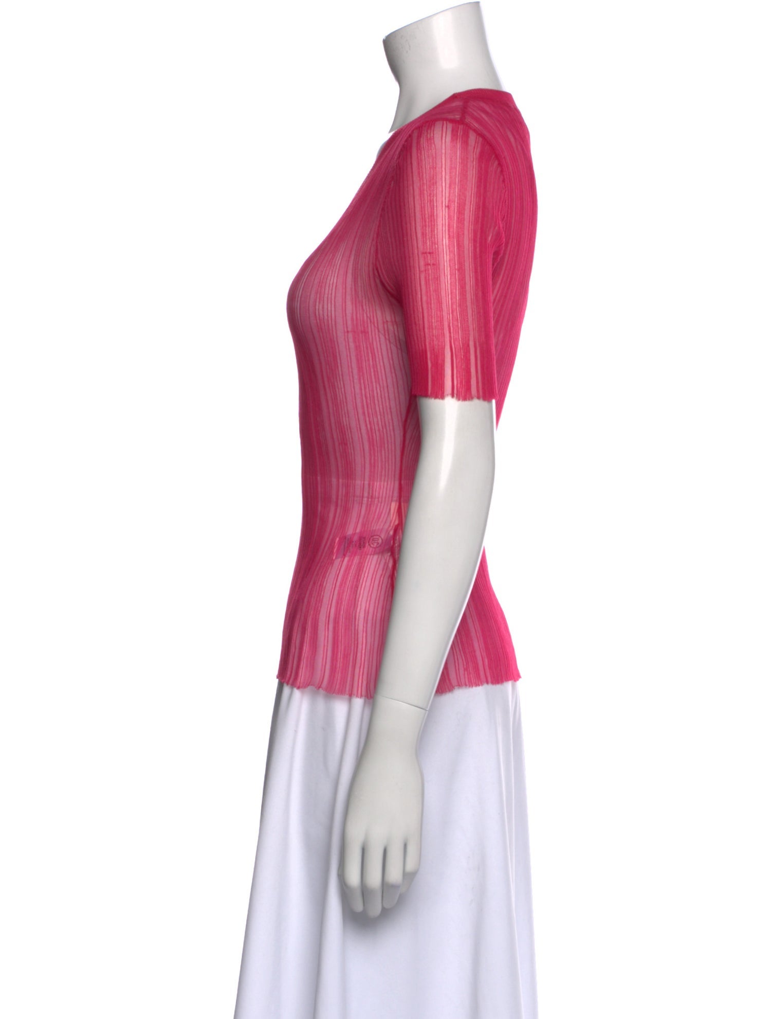 Opening Ceremony Scoop Neck Short Sleeve Top