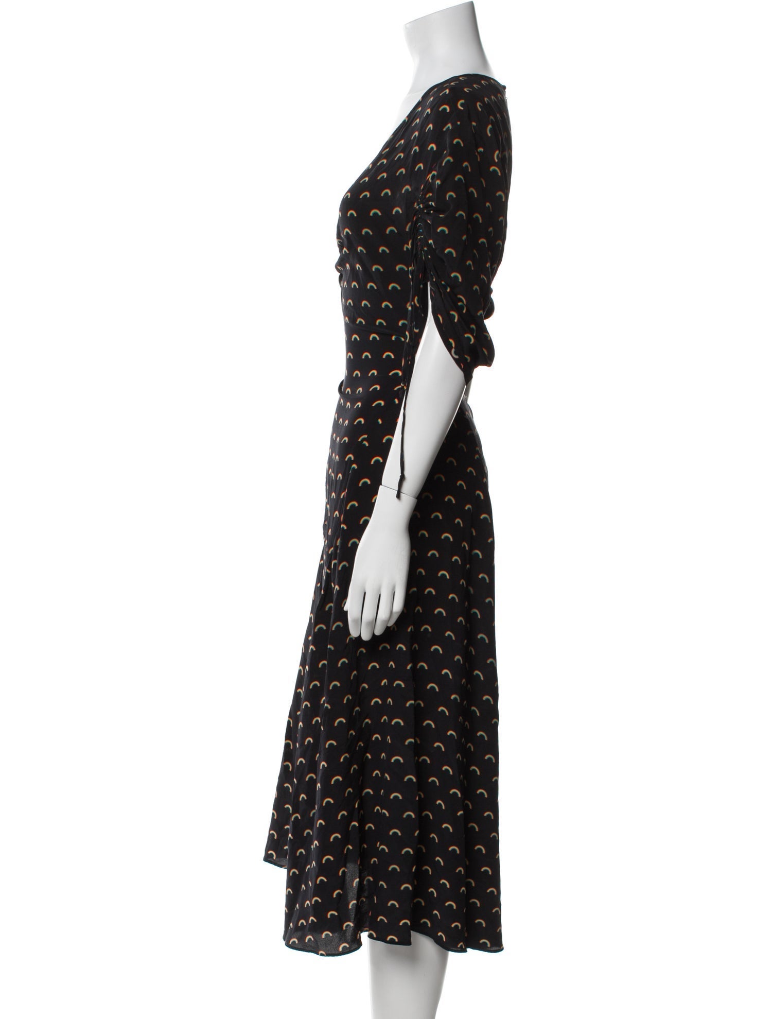 Opening Ceremony Silk Midi Length Dress