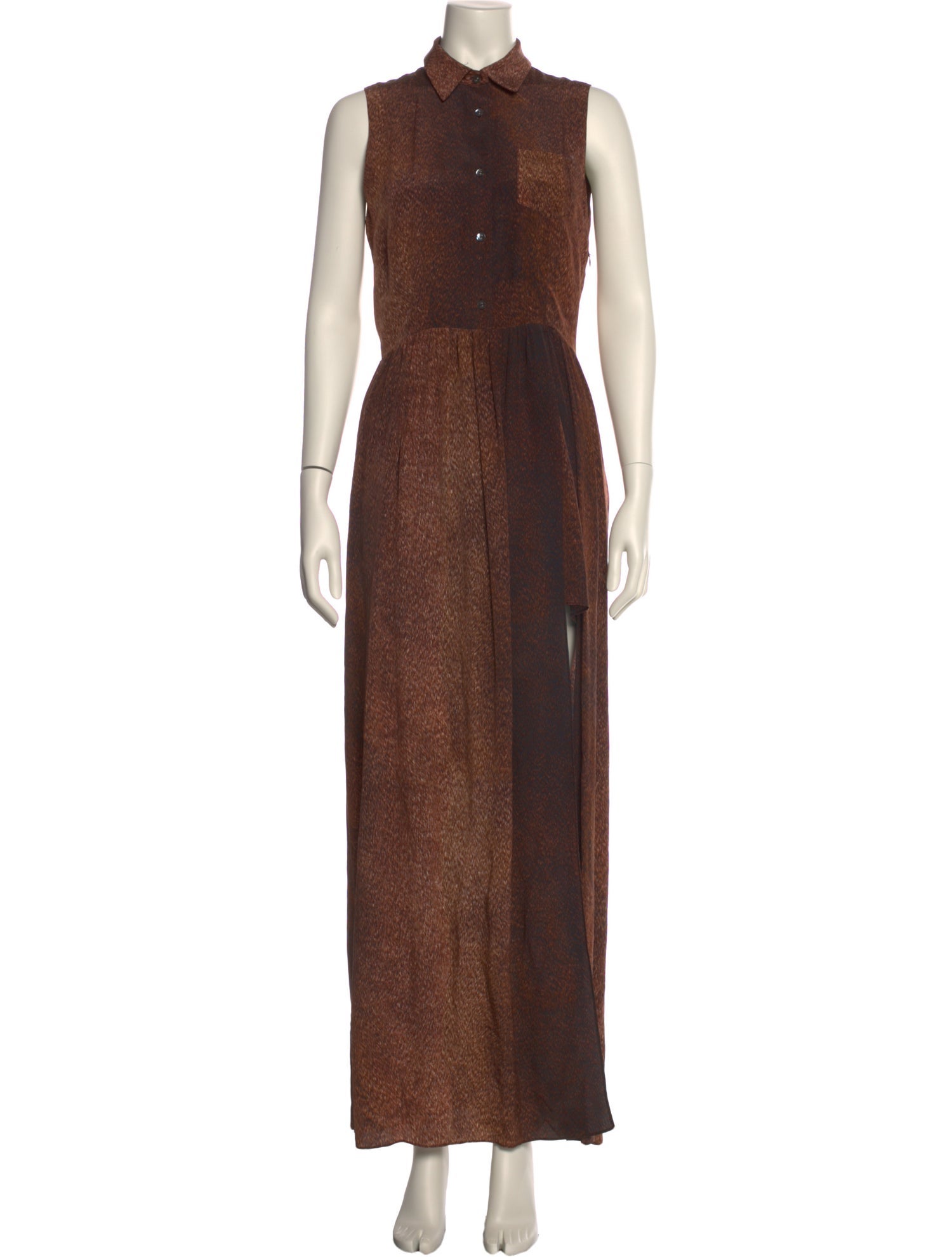 Opening Ceremony Silk Long Dress