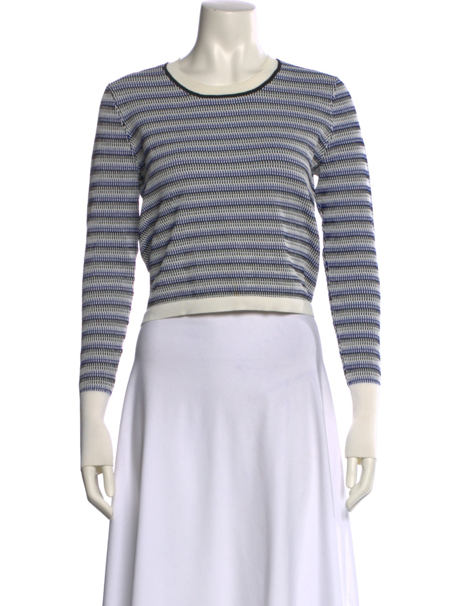 Opening Ceremony Striped Scoop Neck Sweater