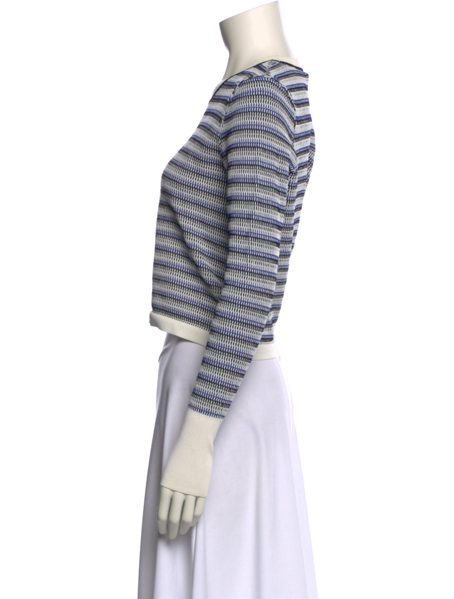 Opening Ceremony Striped Scoop Neck Sweater