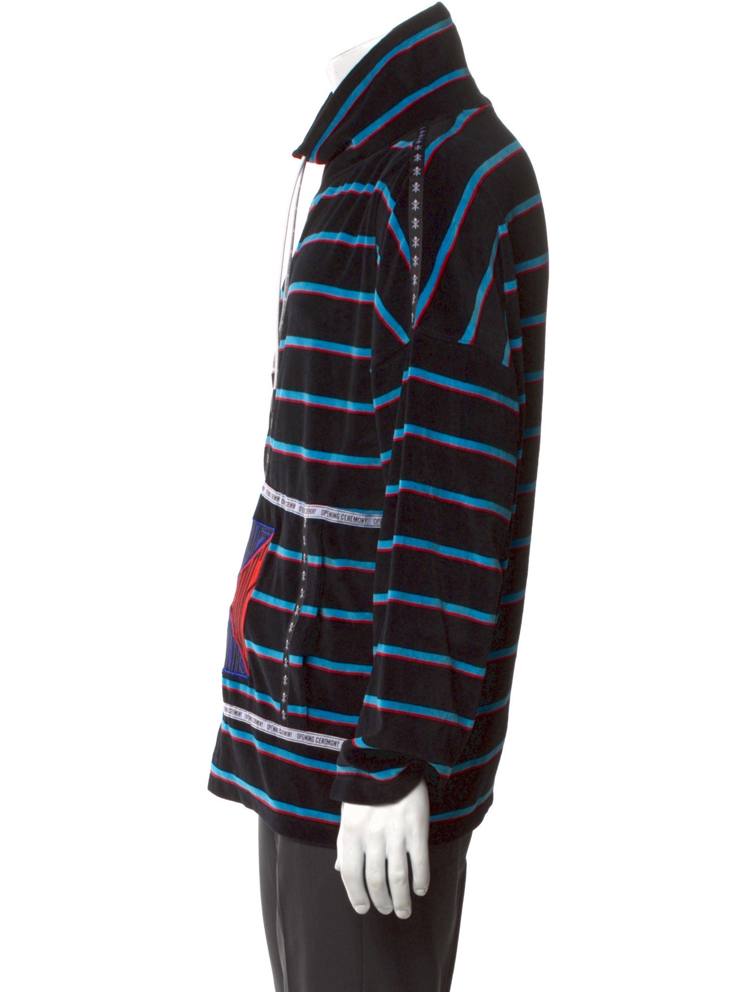 Opening Ceremony Striped Turtleneck Sweatshirt