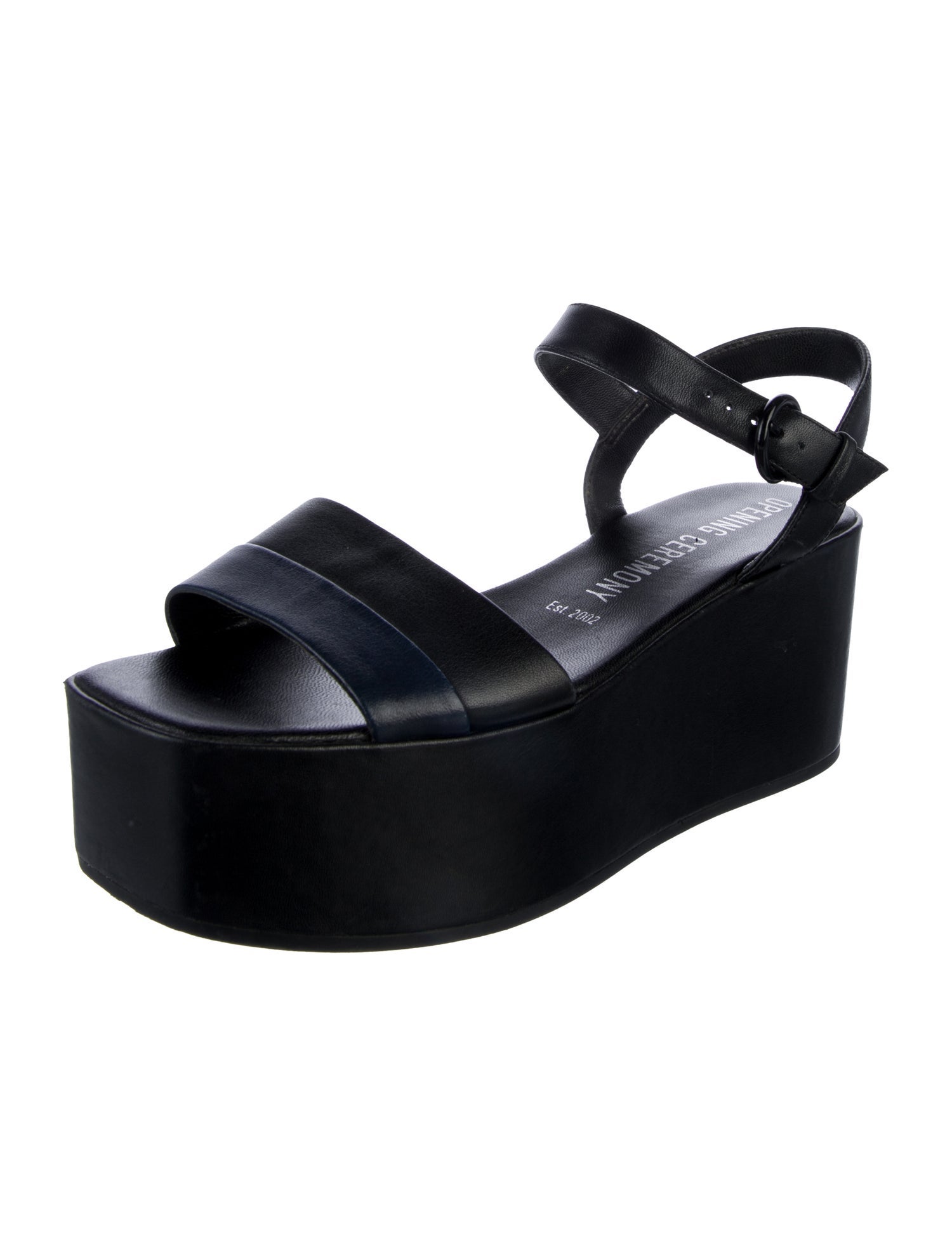 Opening Ceremony Leather Slingback Sandals