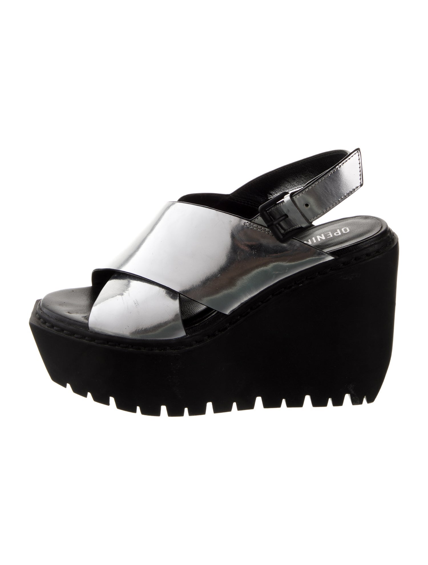 Opening Ceremony Leather Slingback Sandals