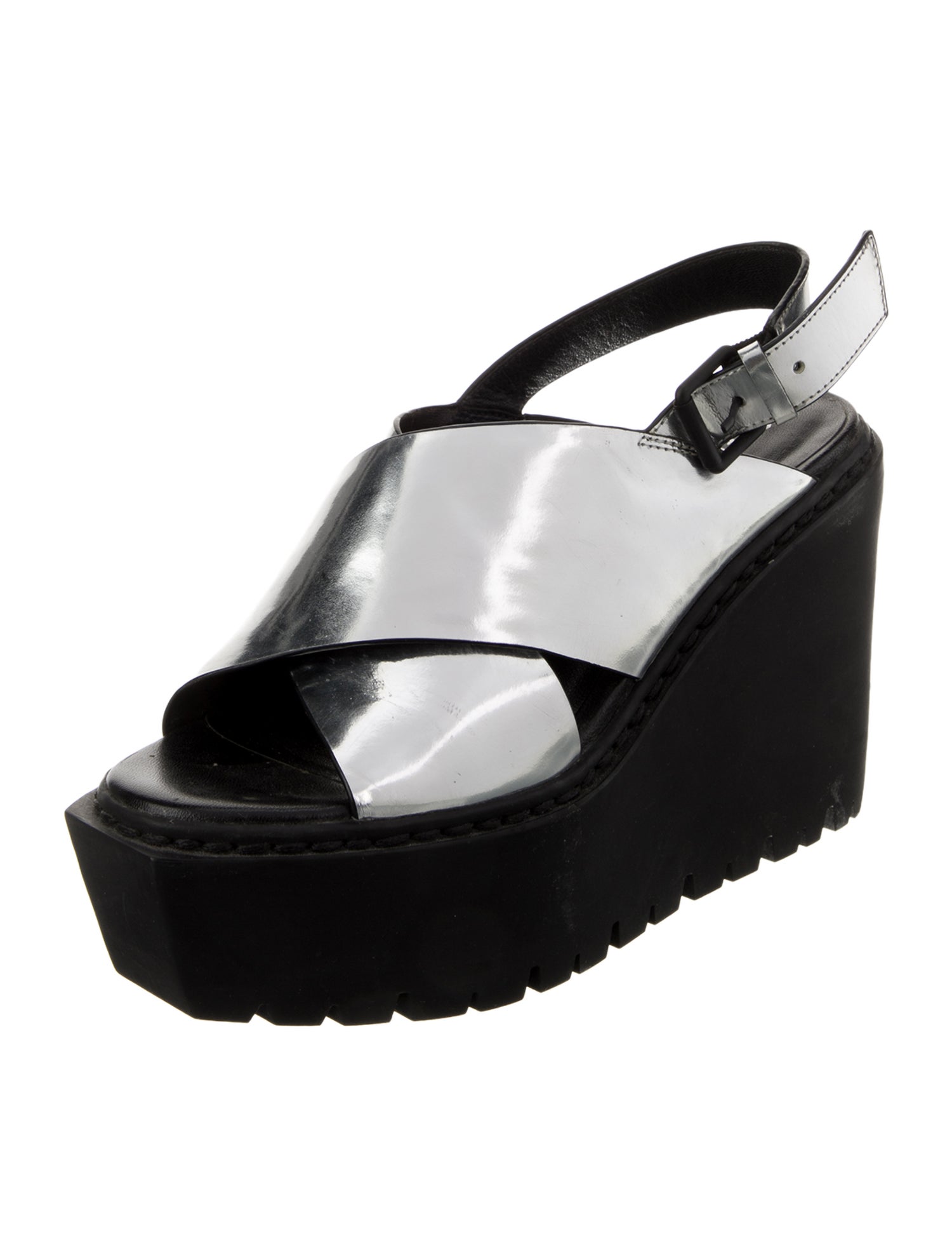 Opening Ceremony Leather Slingback Sandals