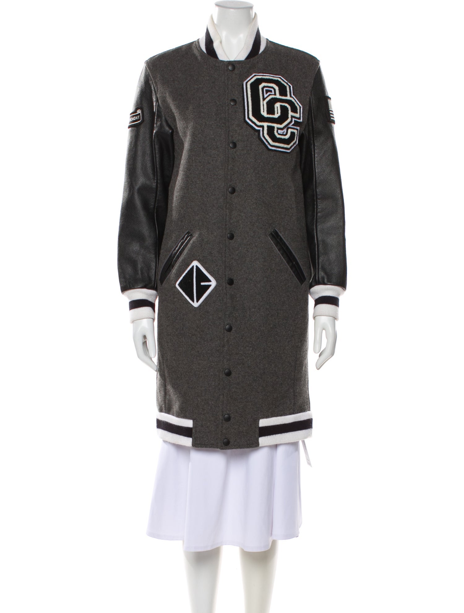 Opening Ceremony Wool Graphic Print Jacket