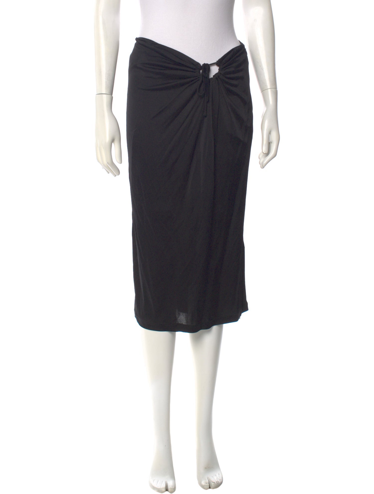 Opening Ceremony Keyhole Accent Knee-Length Skirt