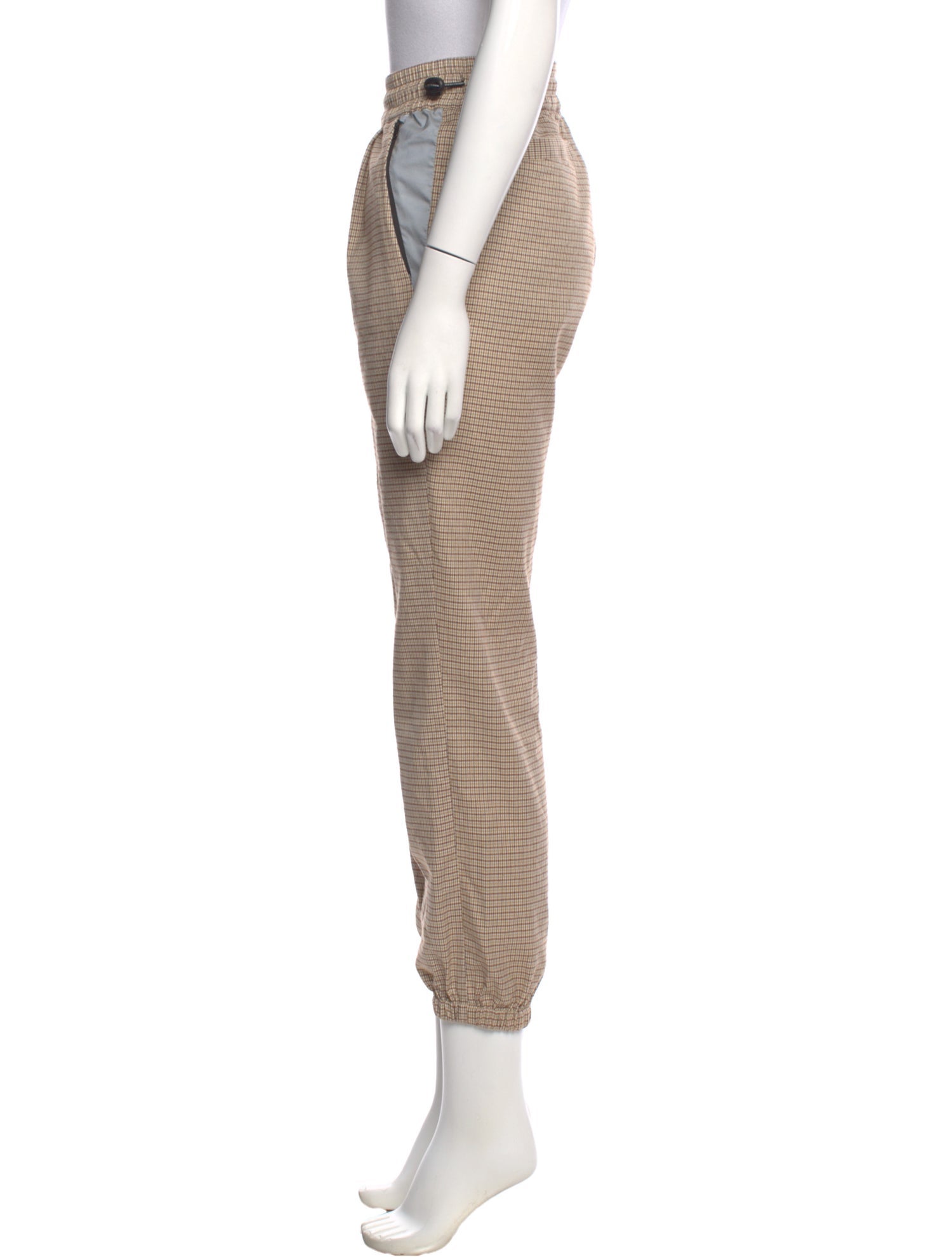 Opening Ceremony Plaid Print Skinny Leg Pants