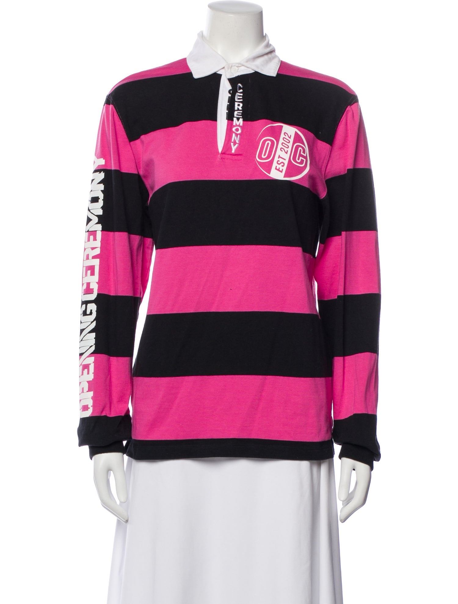 Opening Ceremony Striped Long Sleeve Top