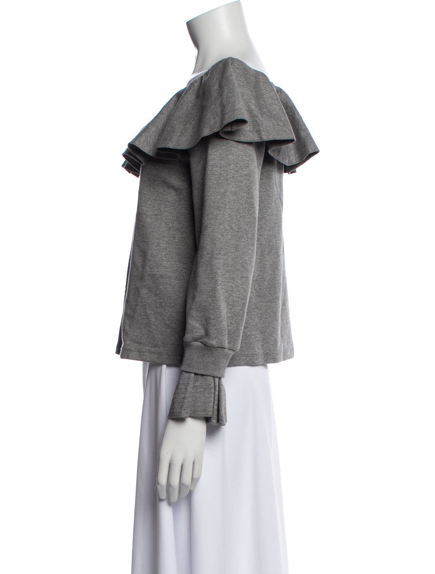 Opening Ceremony Off-The-Shoulder Long Sleeve Sweatshirt