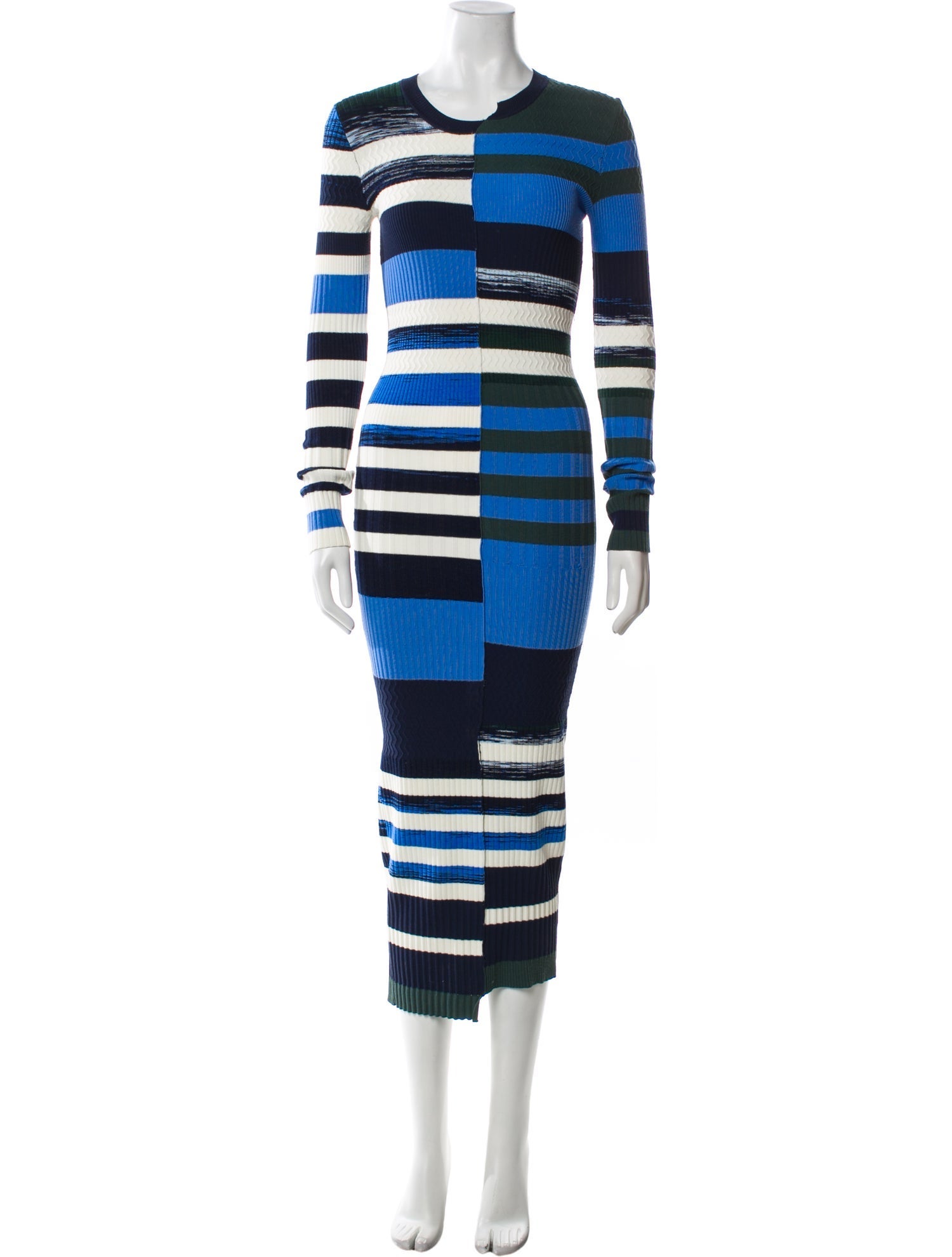 Opening Ceremony Striped Long Dress