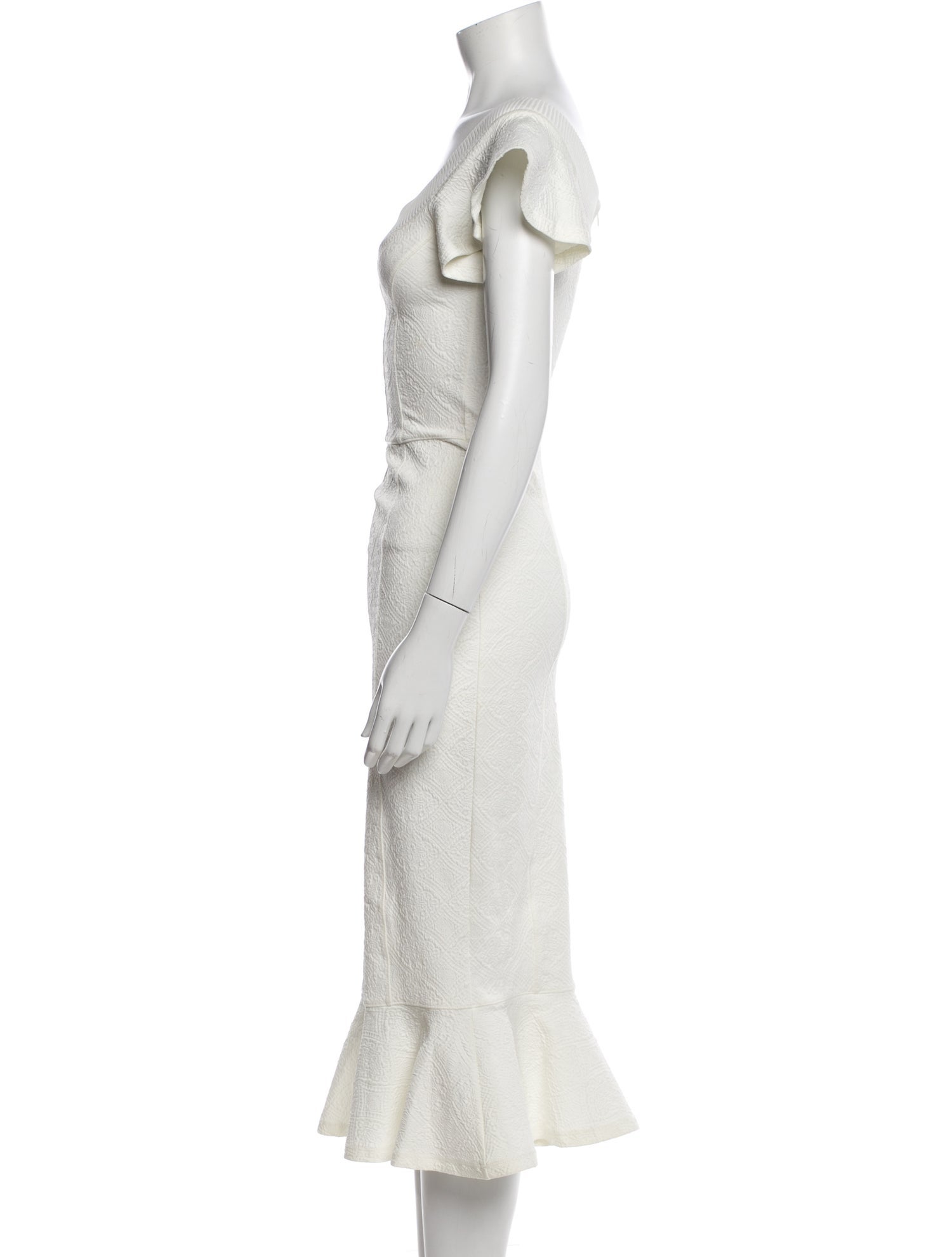 Opening Ceremony Scoop Neck Midi Length Dress