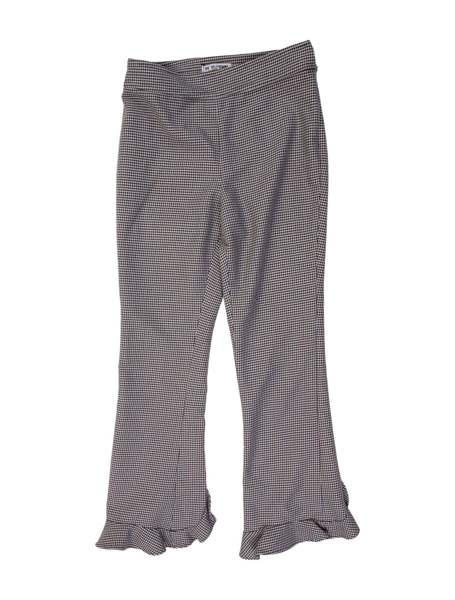 Opening Ceremony Houndstooth Print Straight Leg Pants