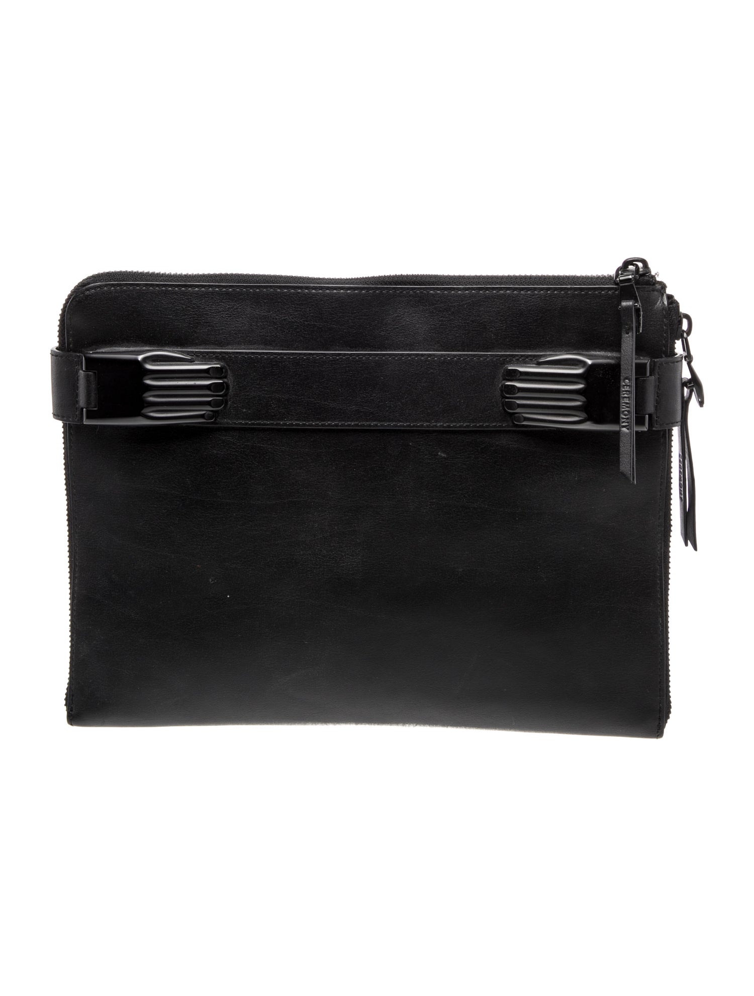 Opening Ceremony Leather Messenger Bag