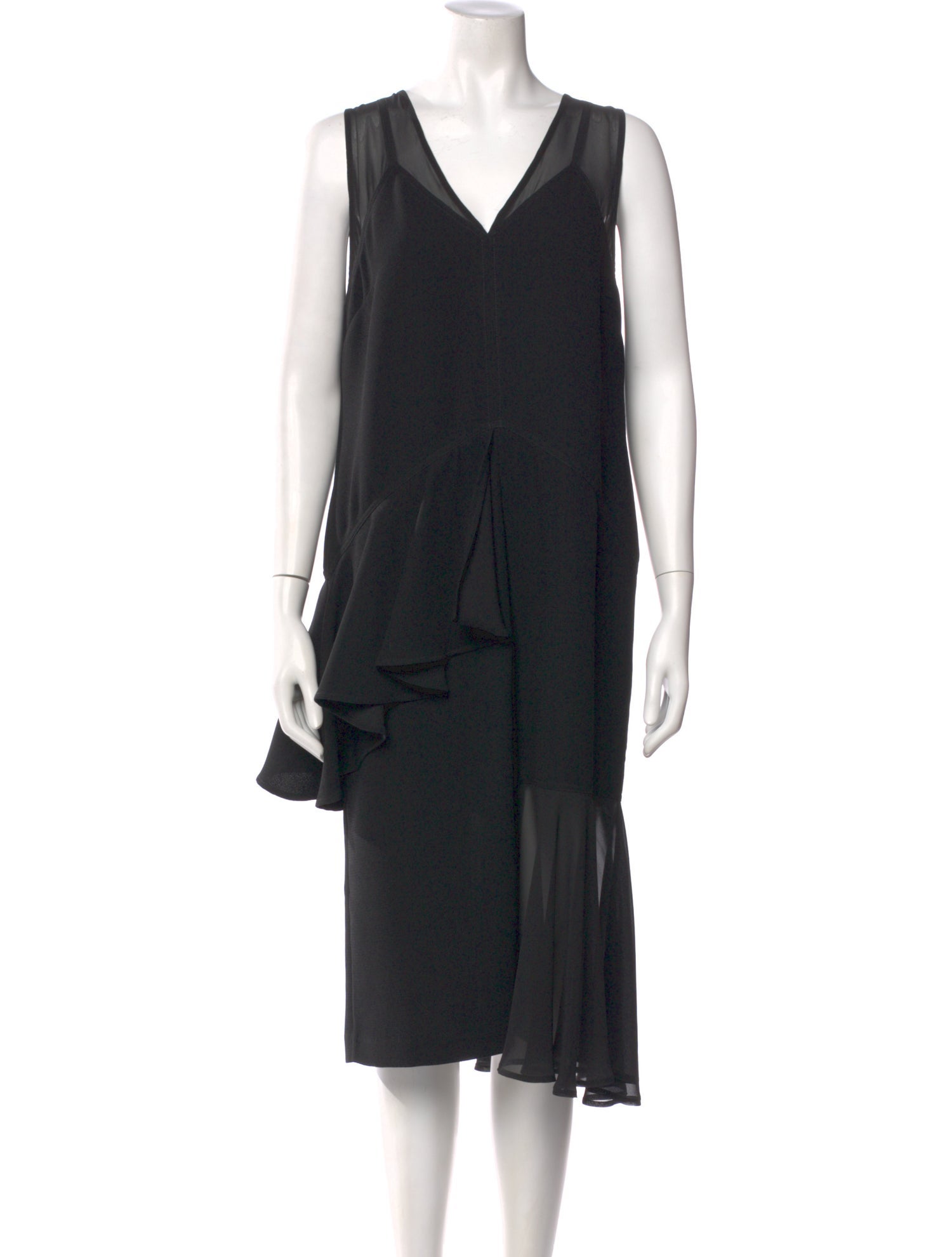 Opening Ceremony V-Neck Midi Length Dress