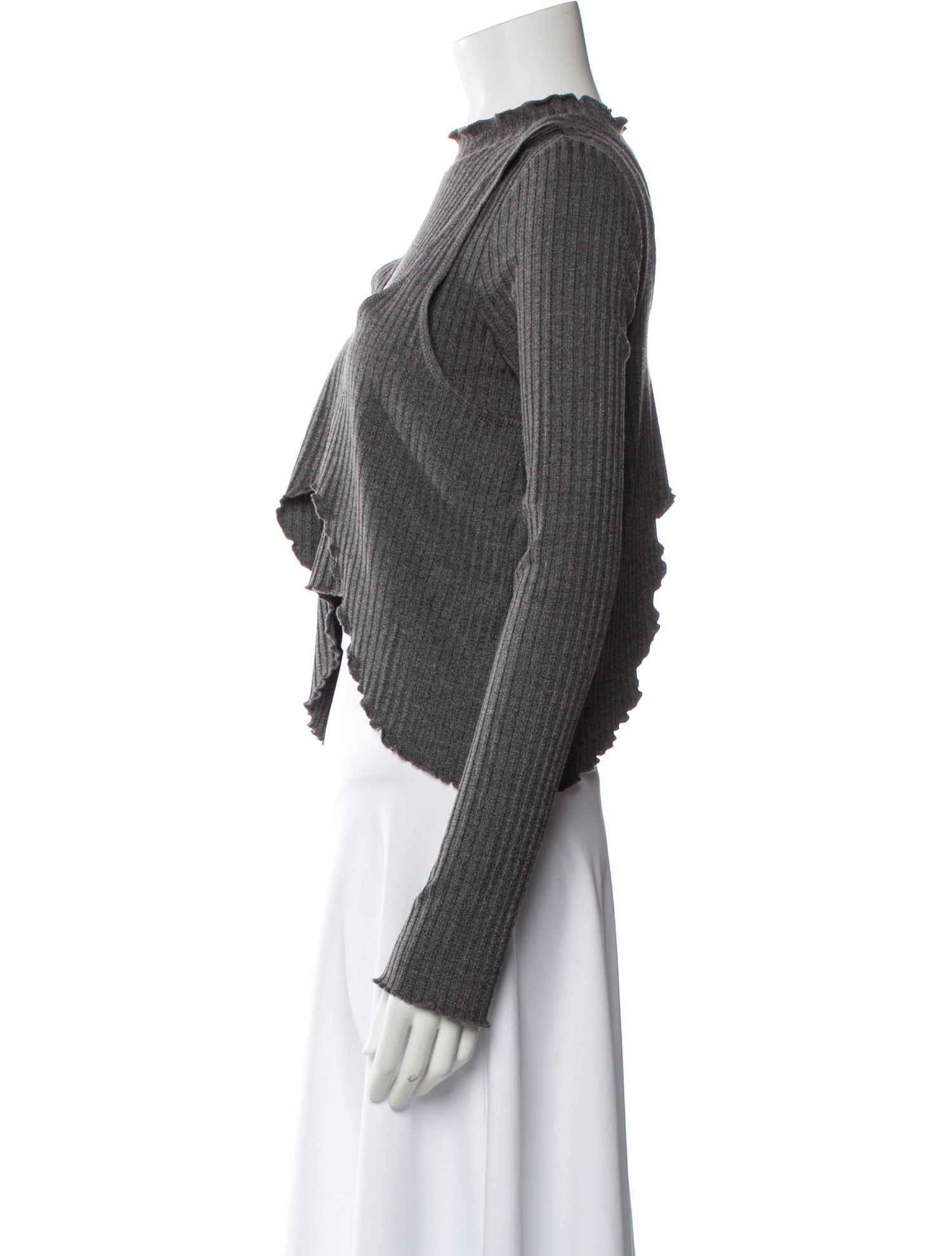 Opening Ceremony Mock Neck Long Sleeve Top