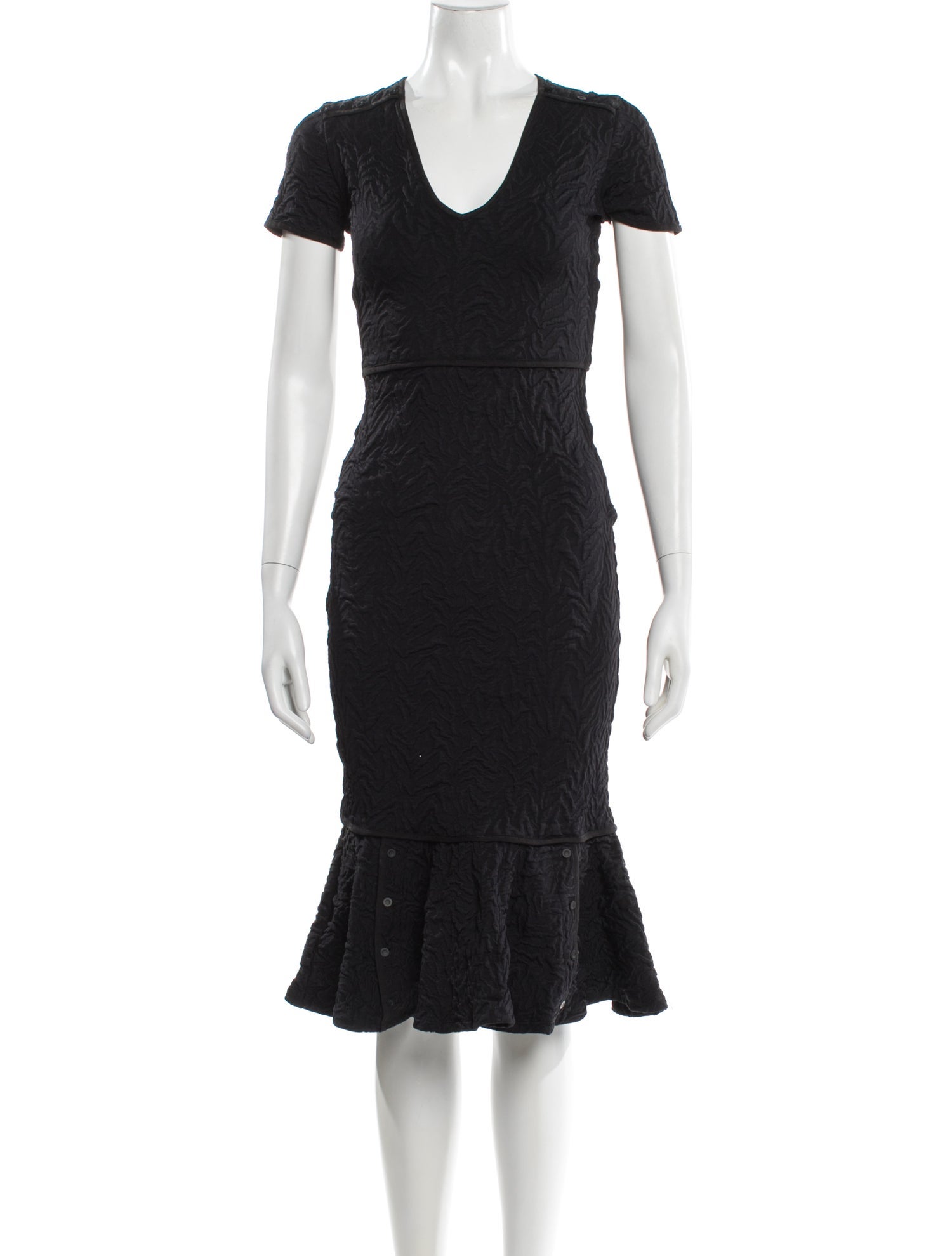 Opening Ceremony V-Neck Midi Length Dress