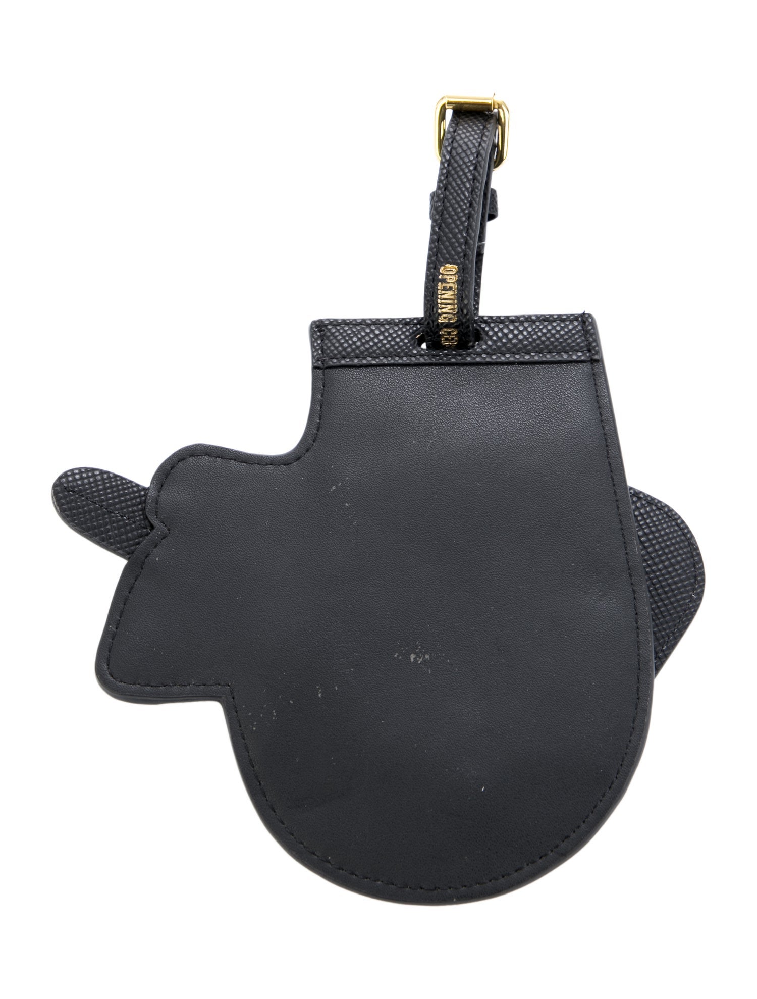 J.W. Anderson Embossed Leather Bag Charm - Neutrals Bag