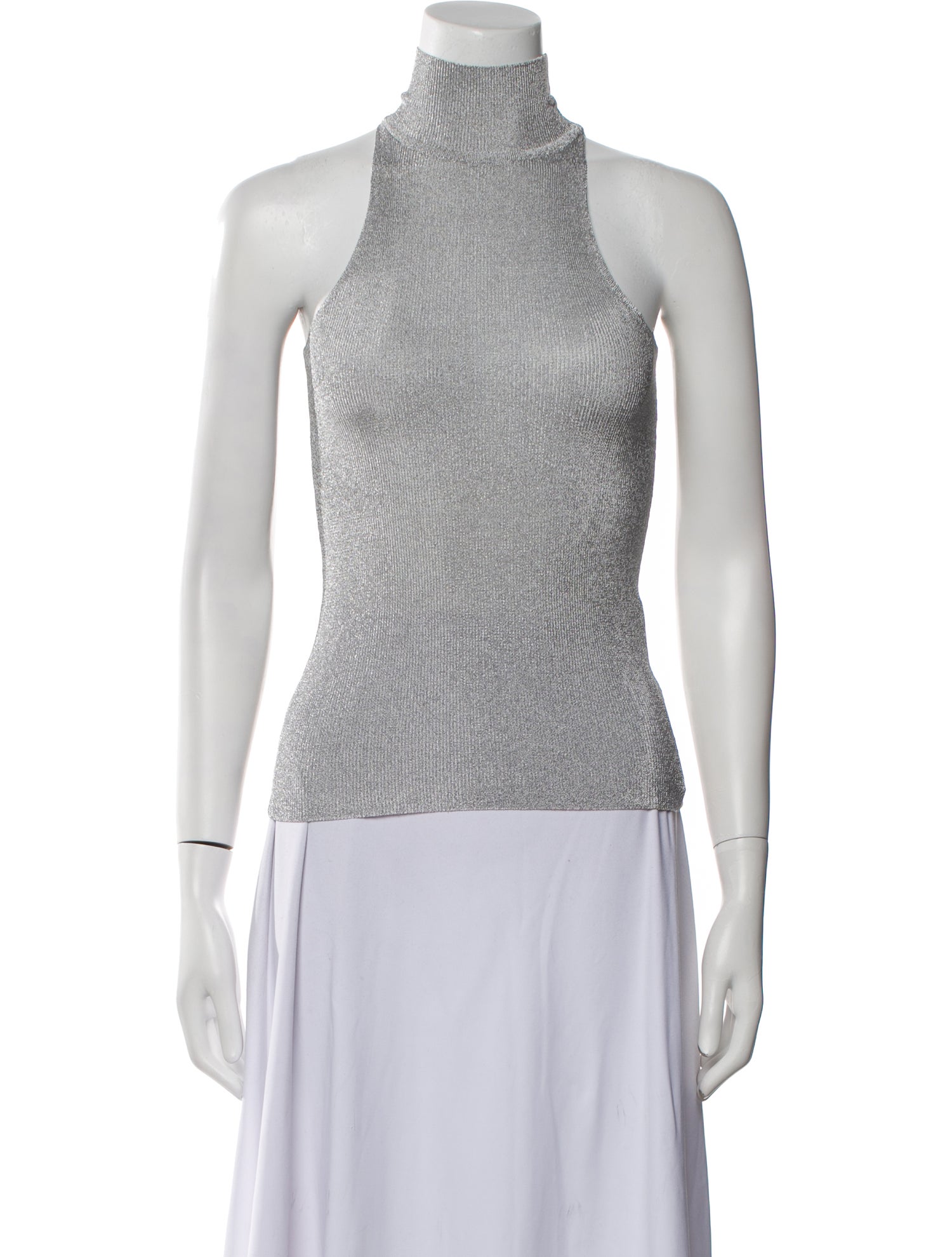 032c Turtleneck Sleeveless Top