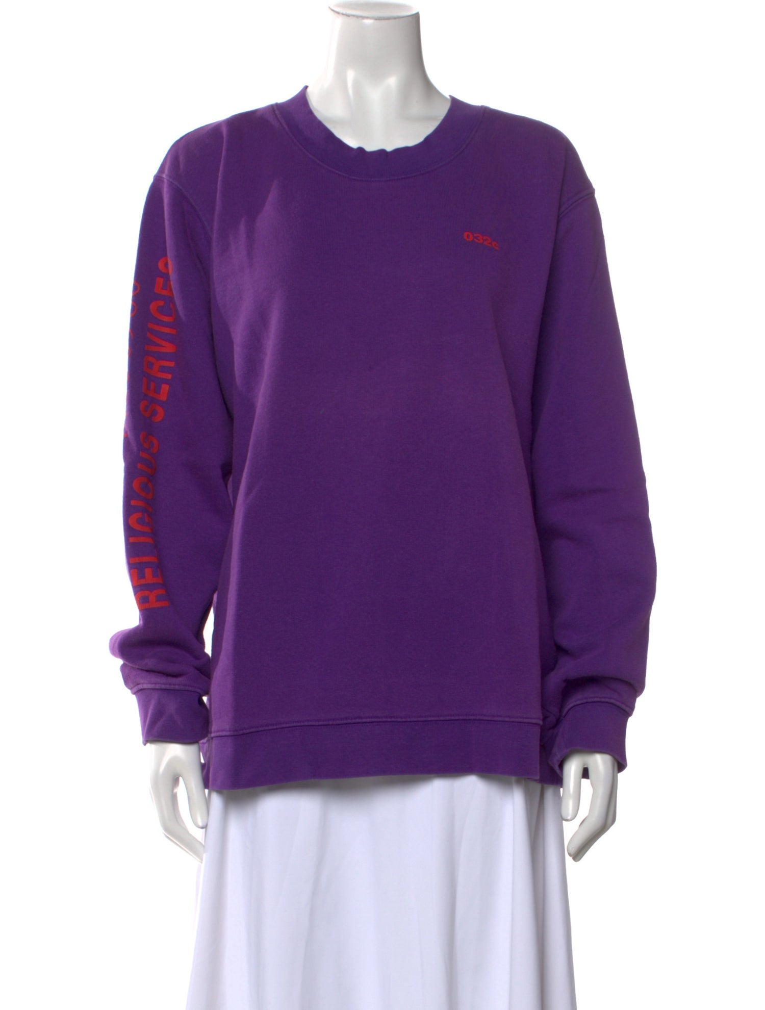 032c Crew Neck Long Sleeve Sweatshirt