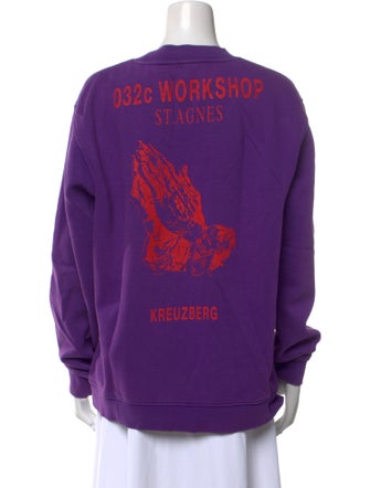 032c Crew Neck Long Sleeve Sweatshirt