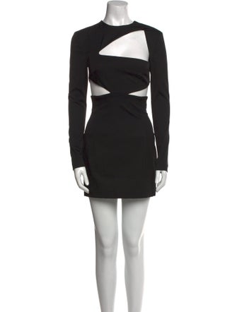 032c Crew Neck Mini Dress