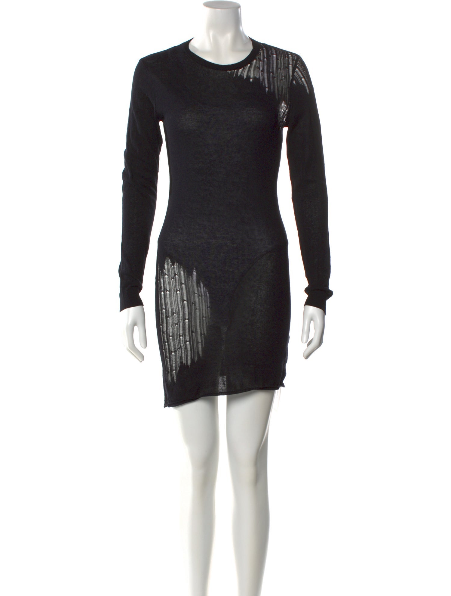 032c Crew Neck Mini Dress