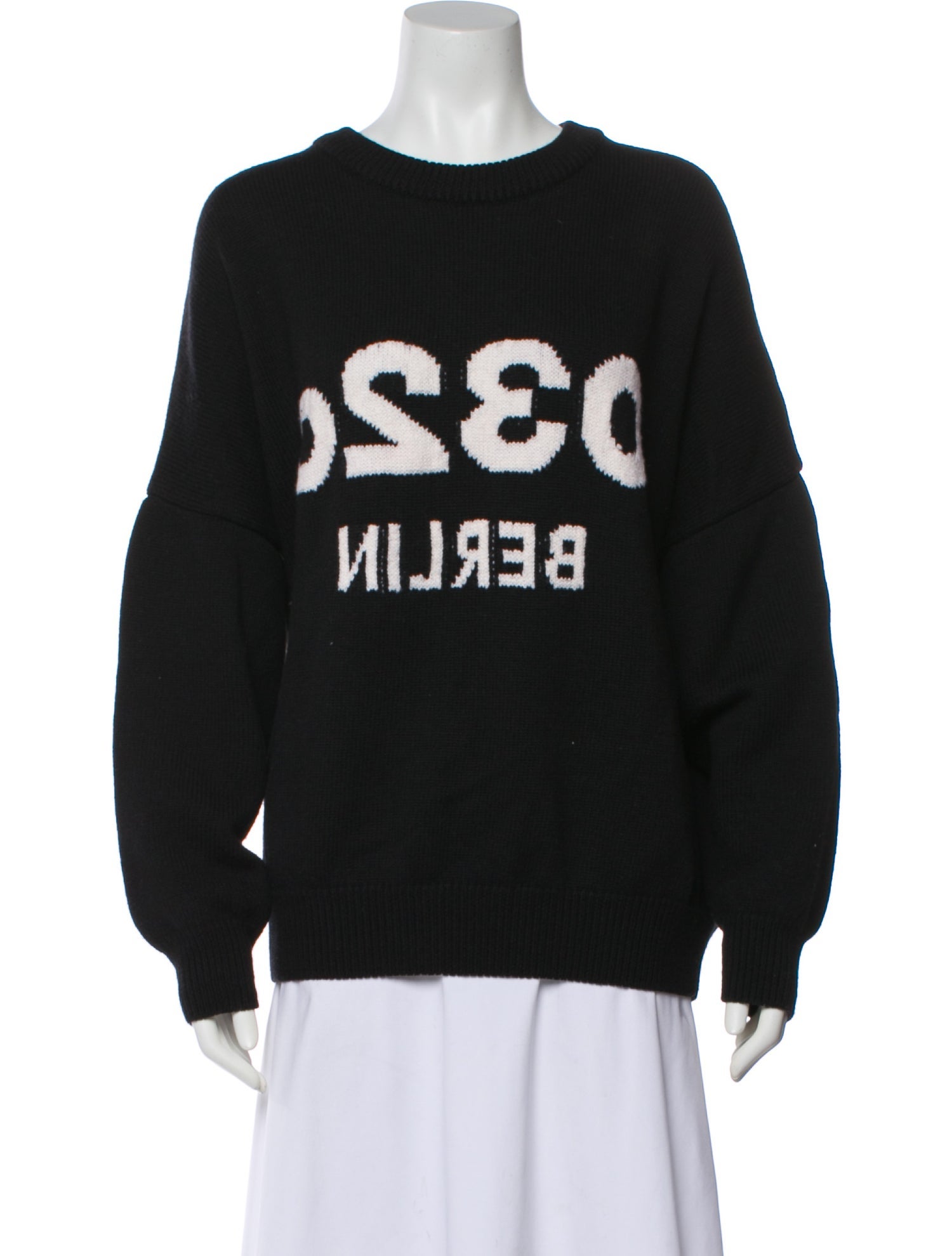 032c Merino Wool Graphic Print Sweater