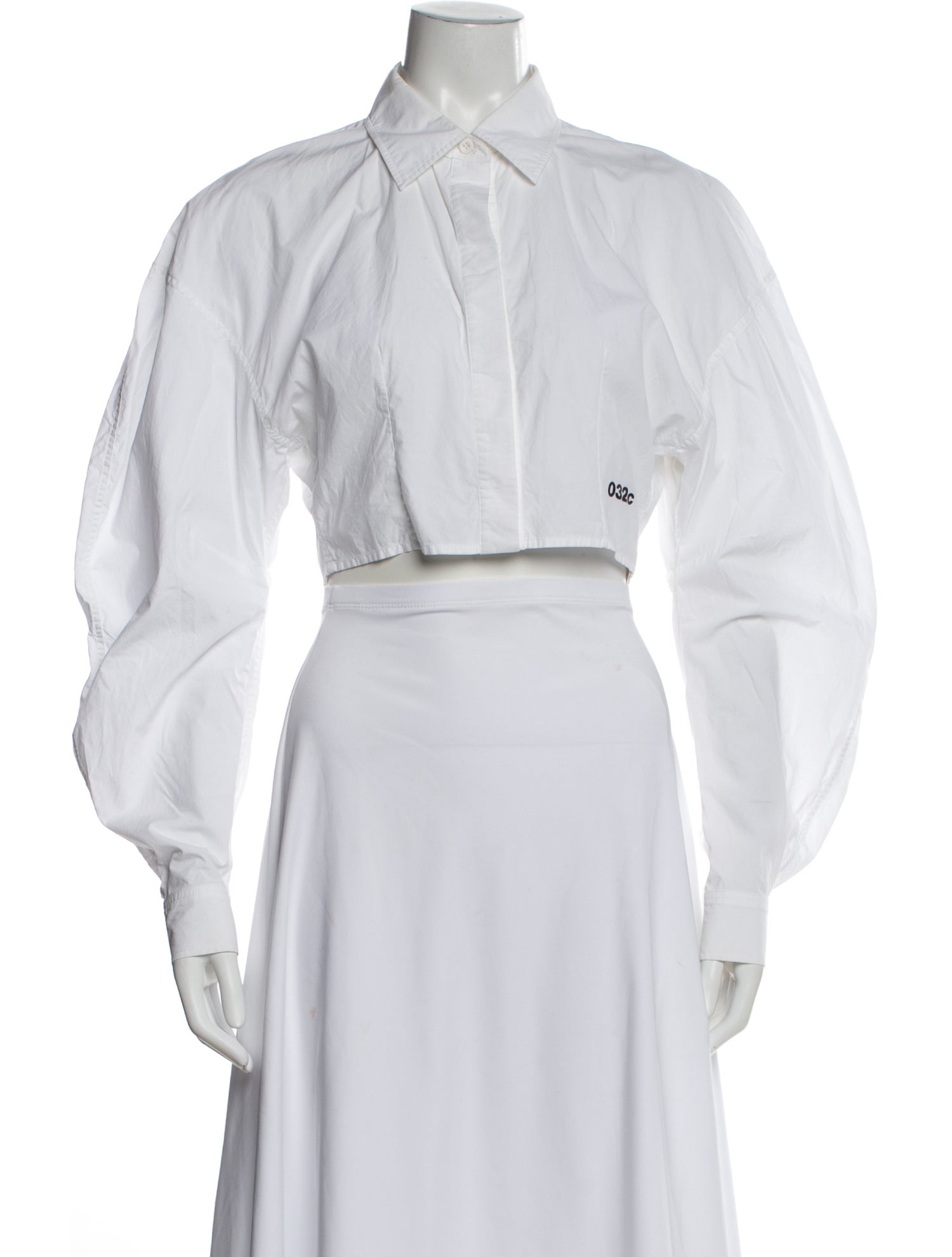 032c Long Sleeve Crop Top