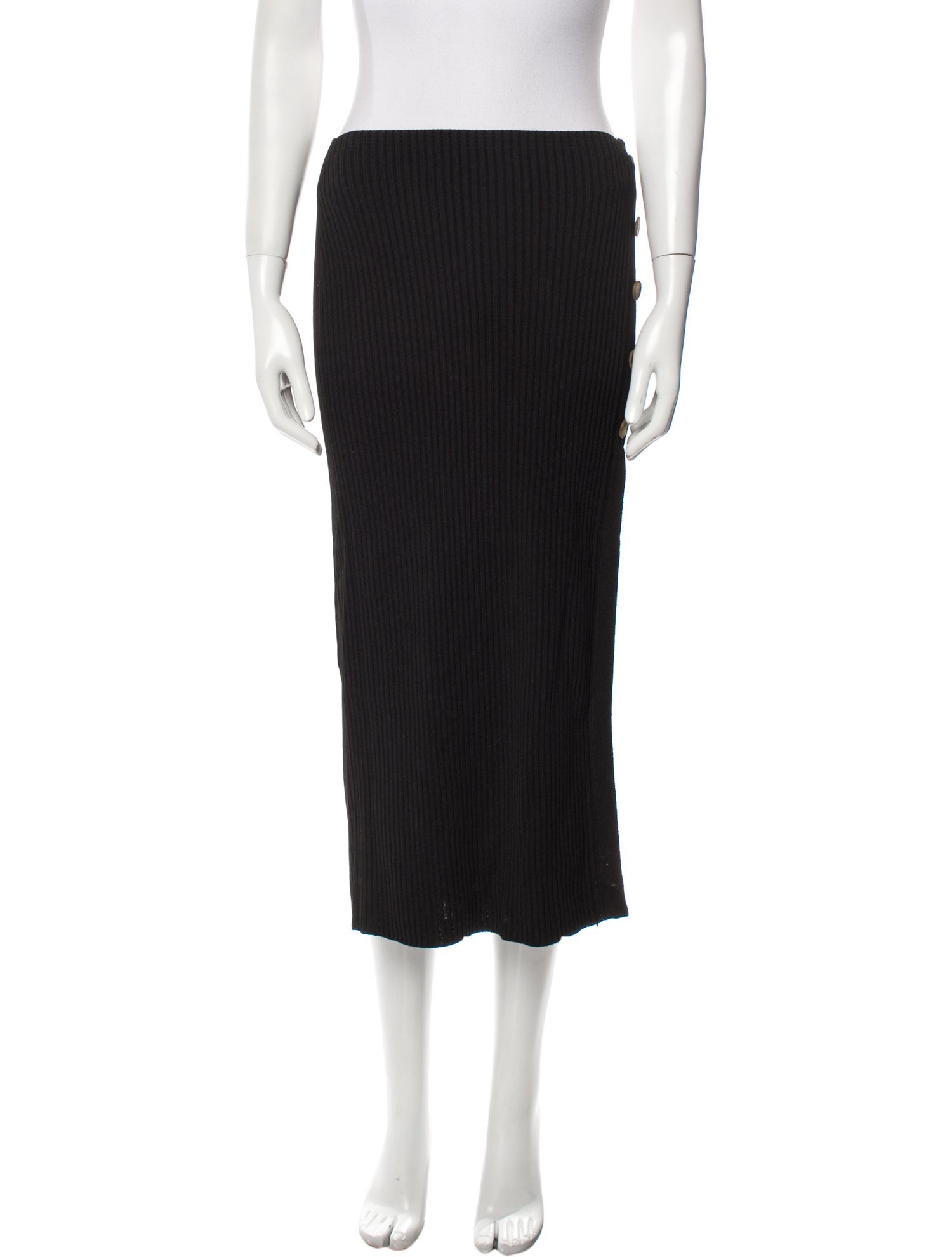 Anna October Cutout Accent Midi Length Skirt