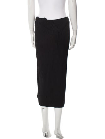 Anna October Cutout Accent Midi Length Skirt