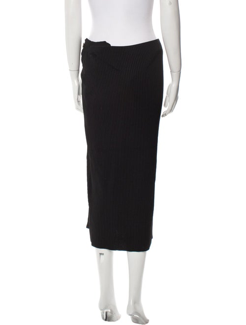 Anna October Cutout Accent Midi Length Skirt