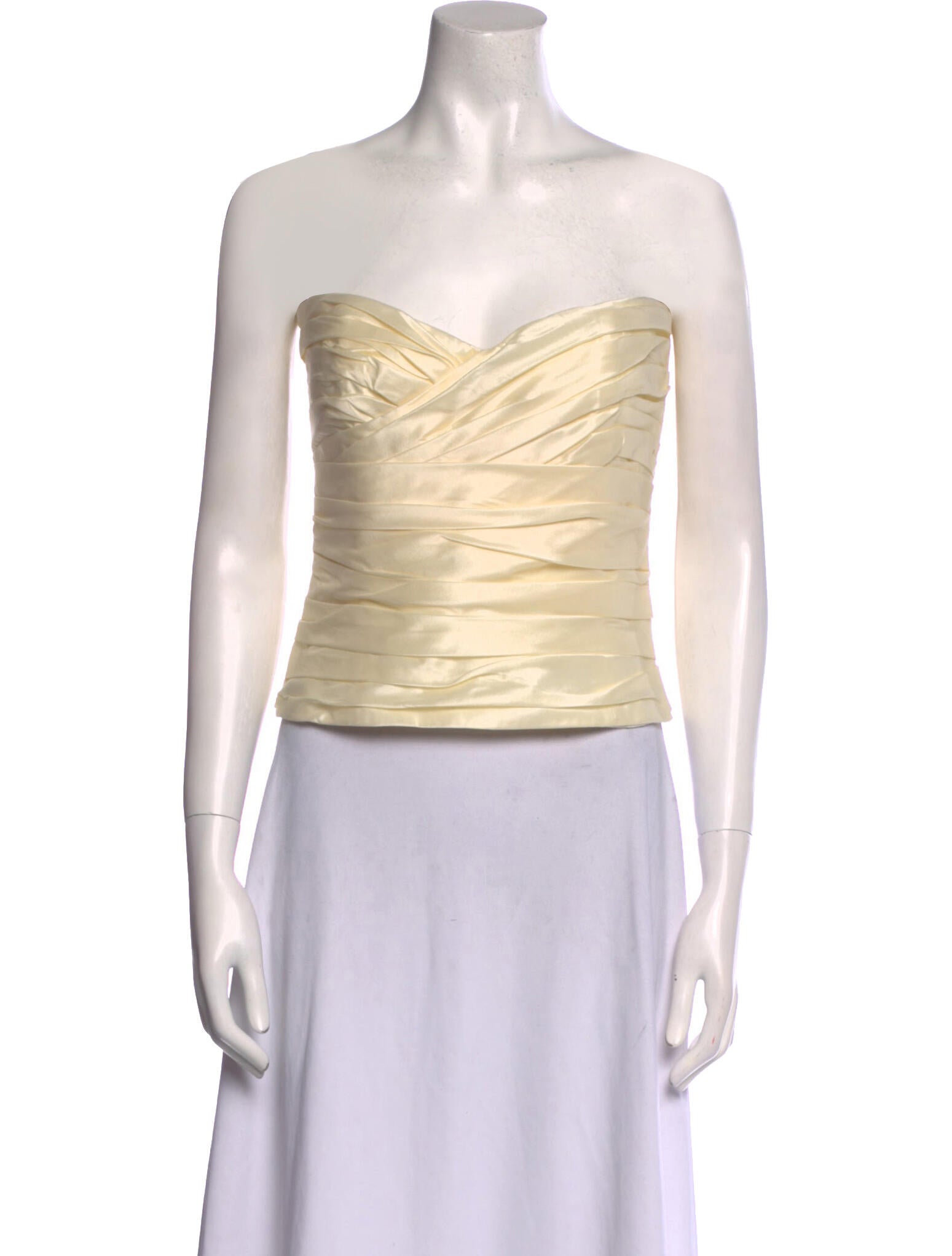 Anna October Strapless Crop Top