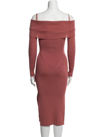 Anna October Square Neckline Midi Length Dress