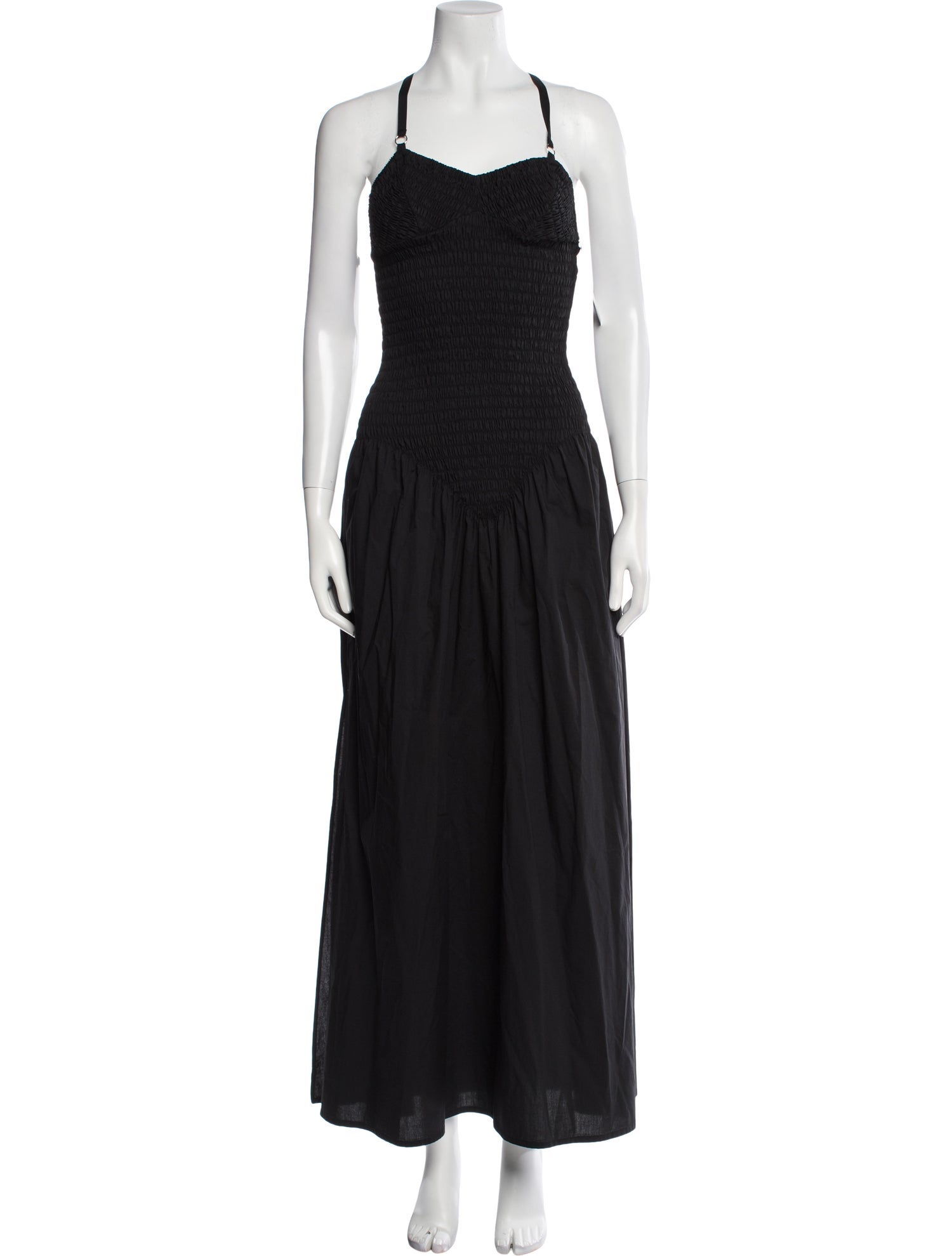 Aidan Mattox Crew Neck Long Dress - Blue Dresses, Clothing
