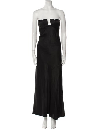 Anna October Strapless Long Dress