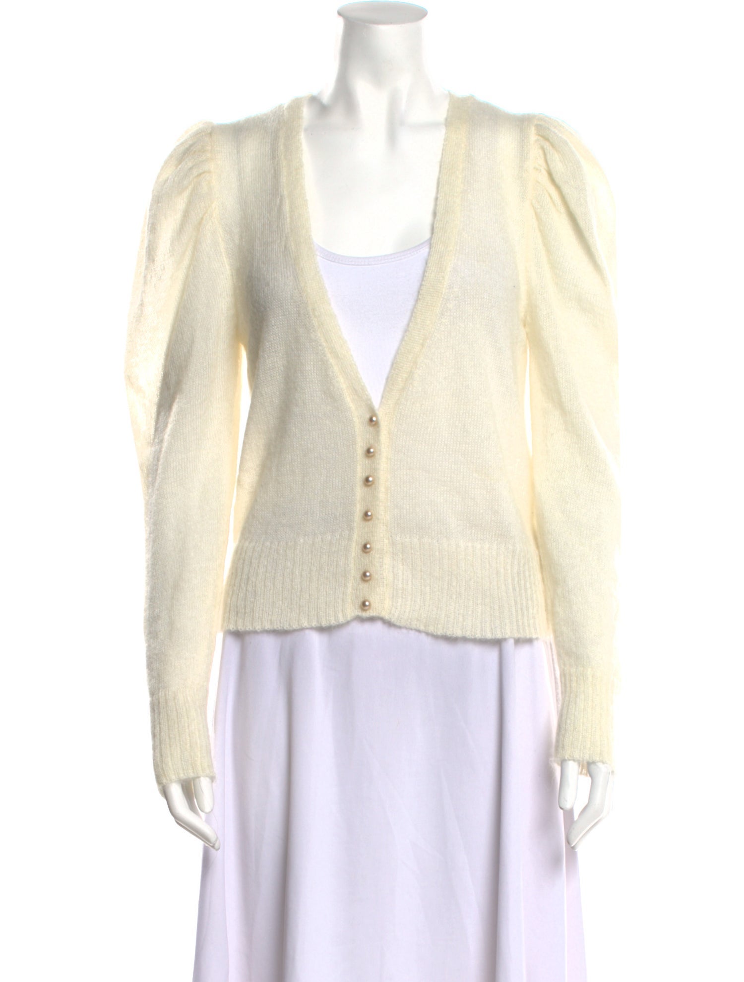 Anna October Nylon V-Neck Sweater