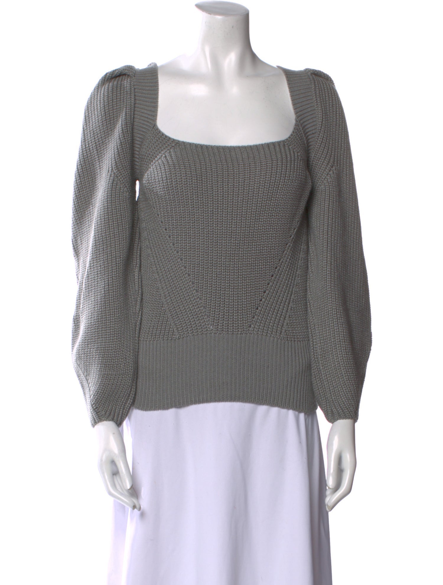 Anna October Wool Square Neckline Sweater