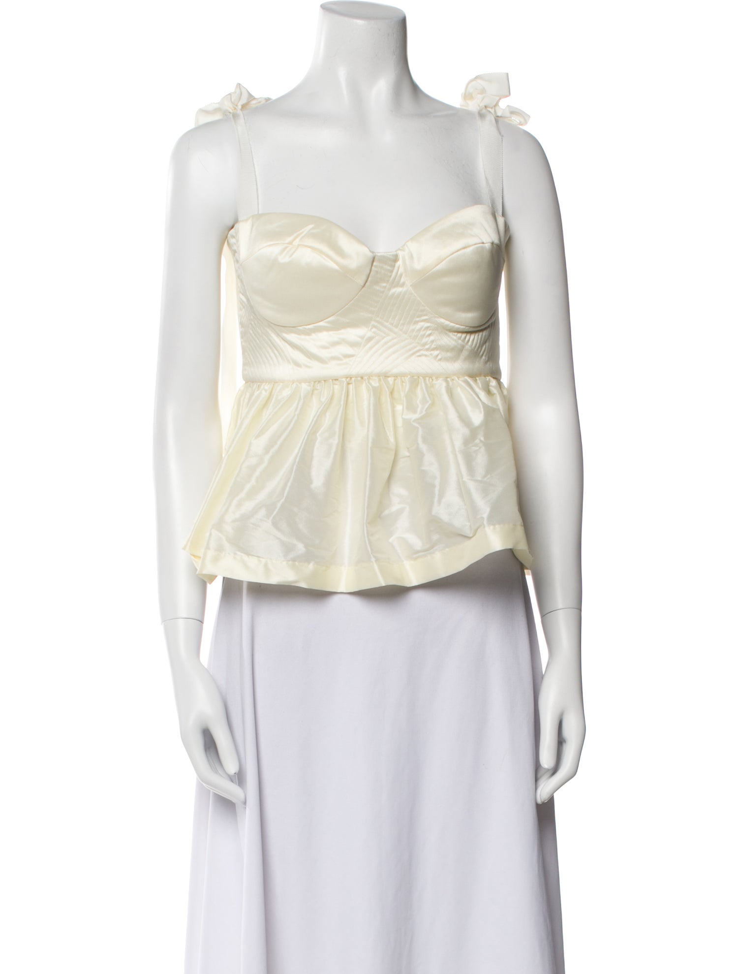 Anna October Strapless Crop Top